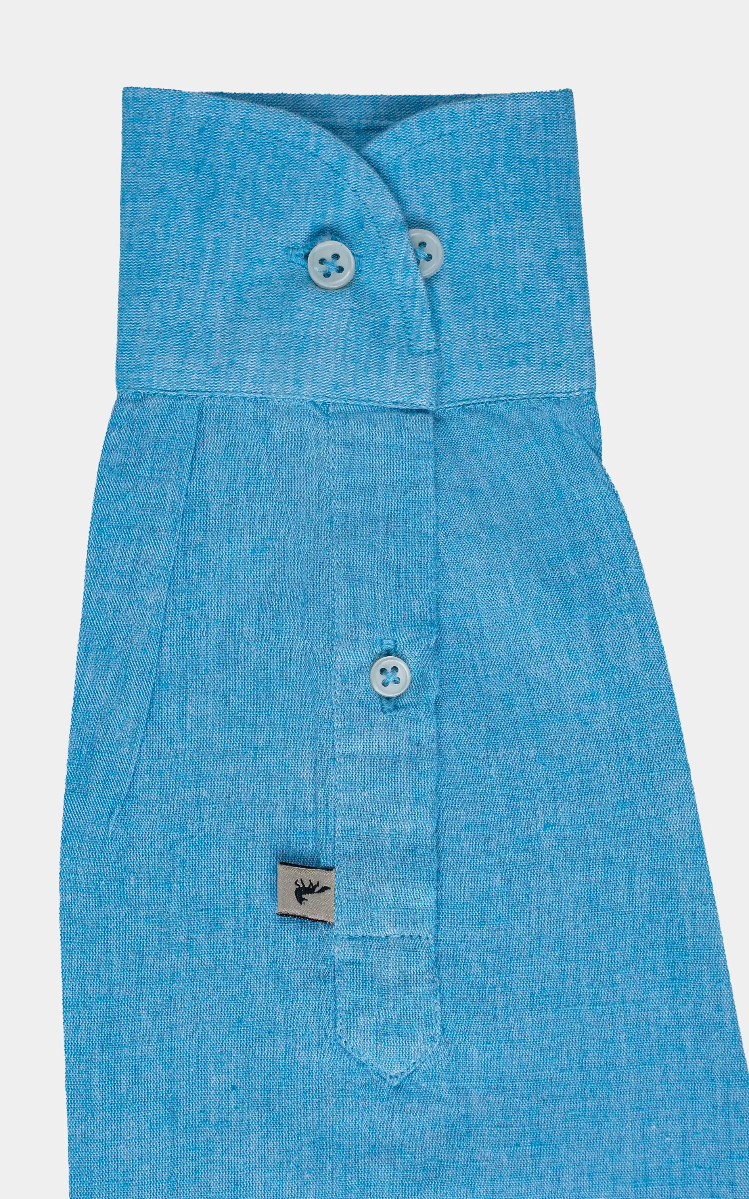 LINEN LIMITED EDITION SHIRT EQUA BLUE