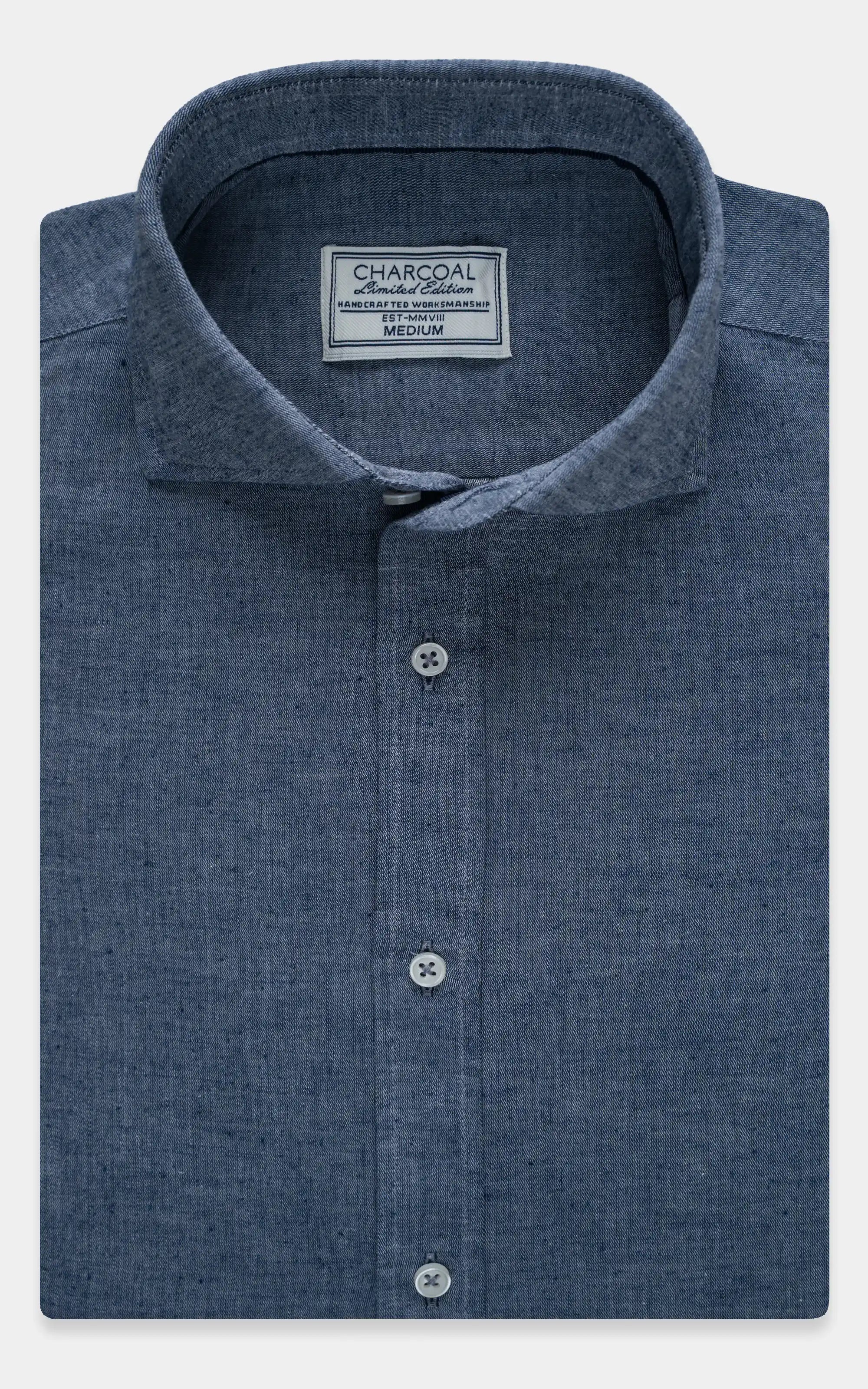 LIMITED EDITION SHIRT CHARCOAL GREY SELF