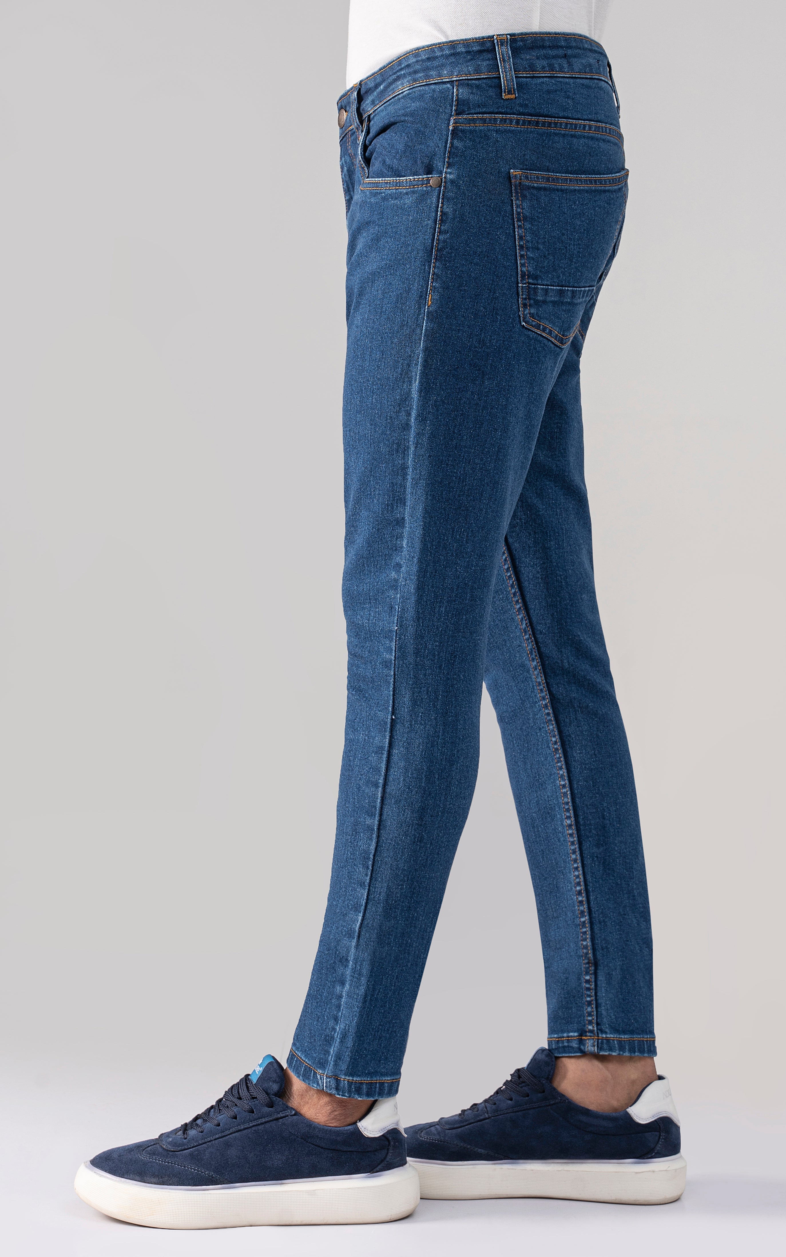 SKINNY LEG JEANS DARK BLUE