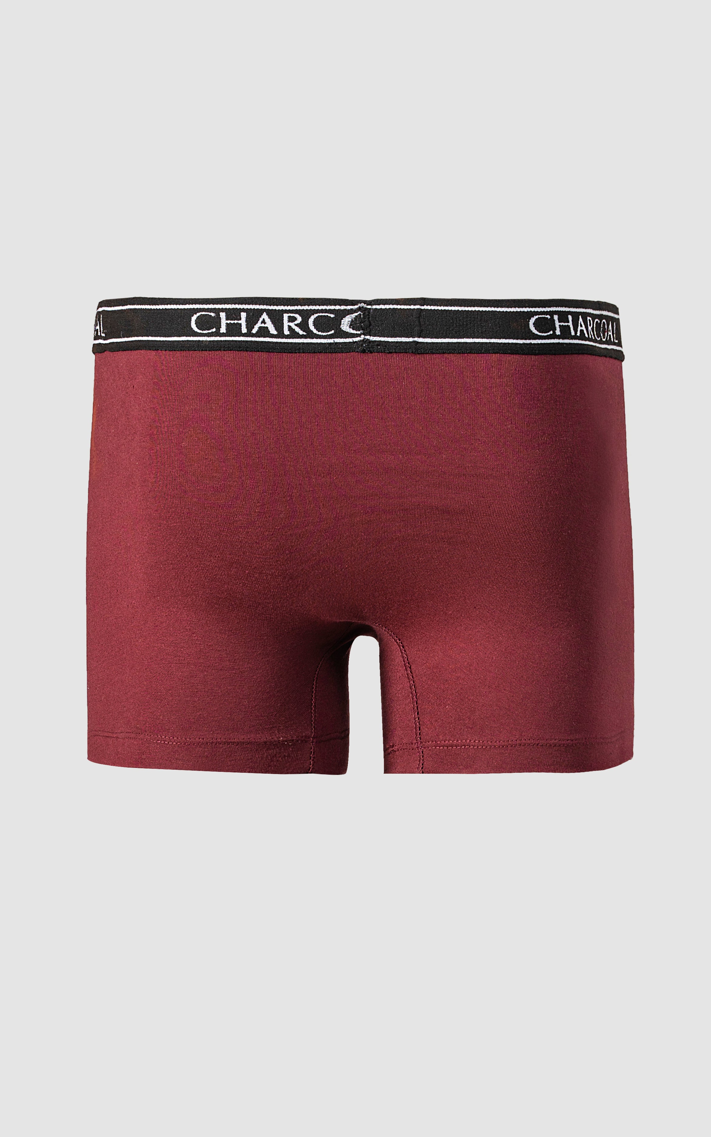 KNIT BOXER MAROON