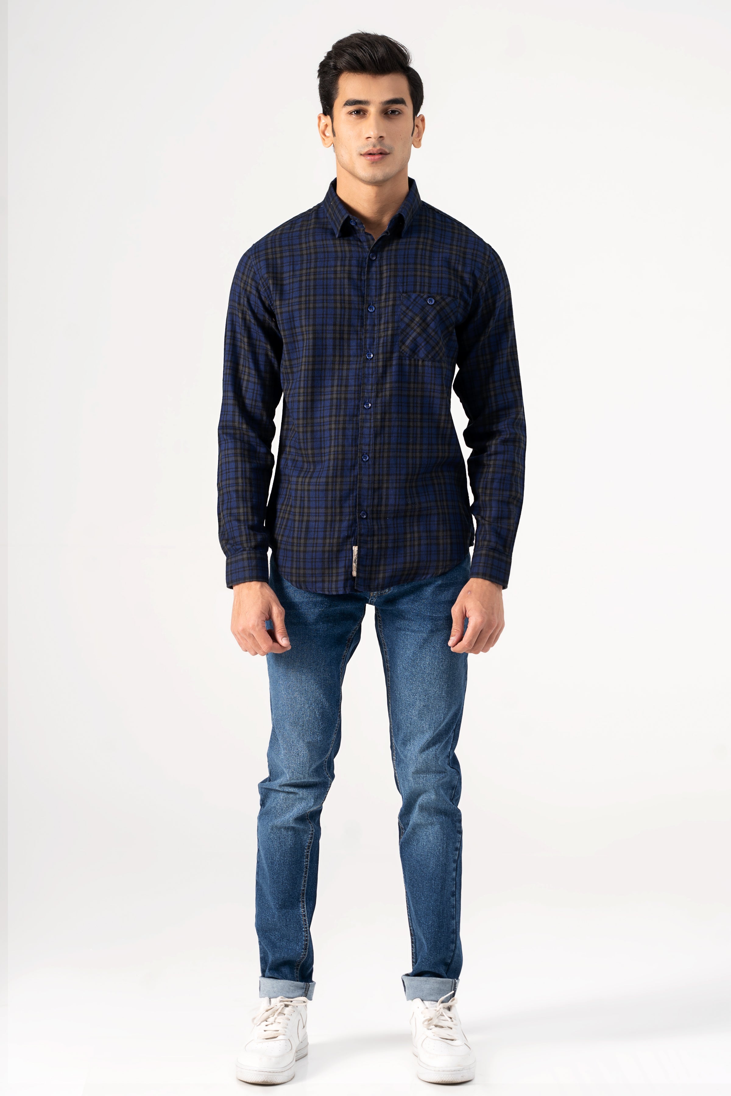 CASUAL SHIRT NAVY BLUE