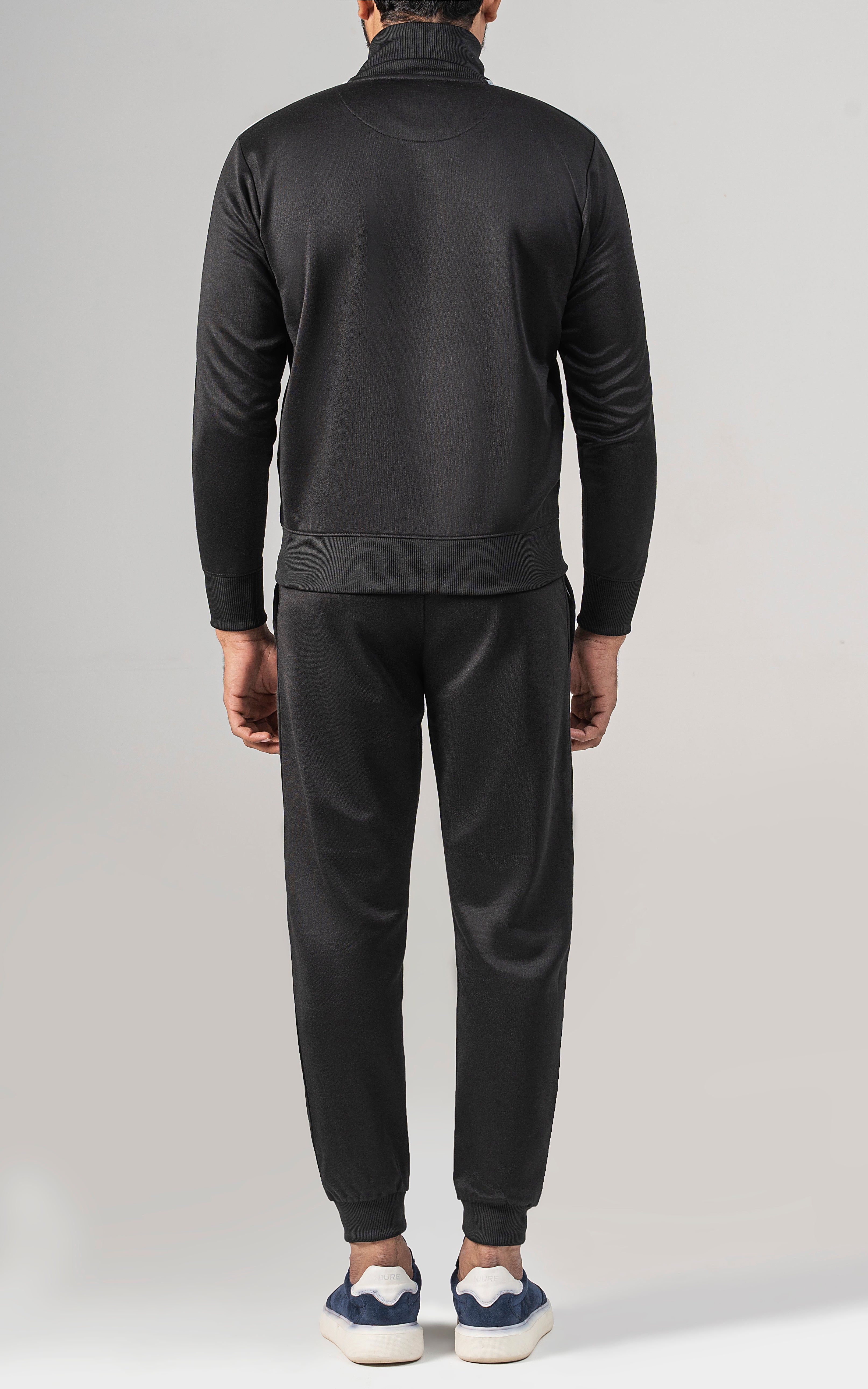 SLIM FIT TRACK SUIT BLACK