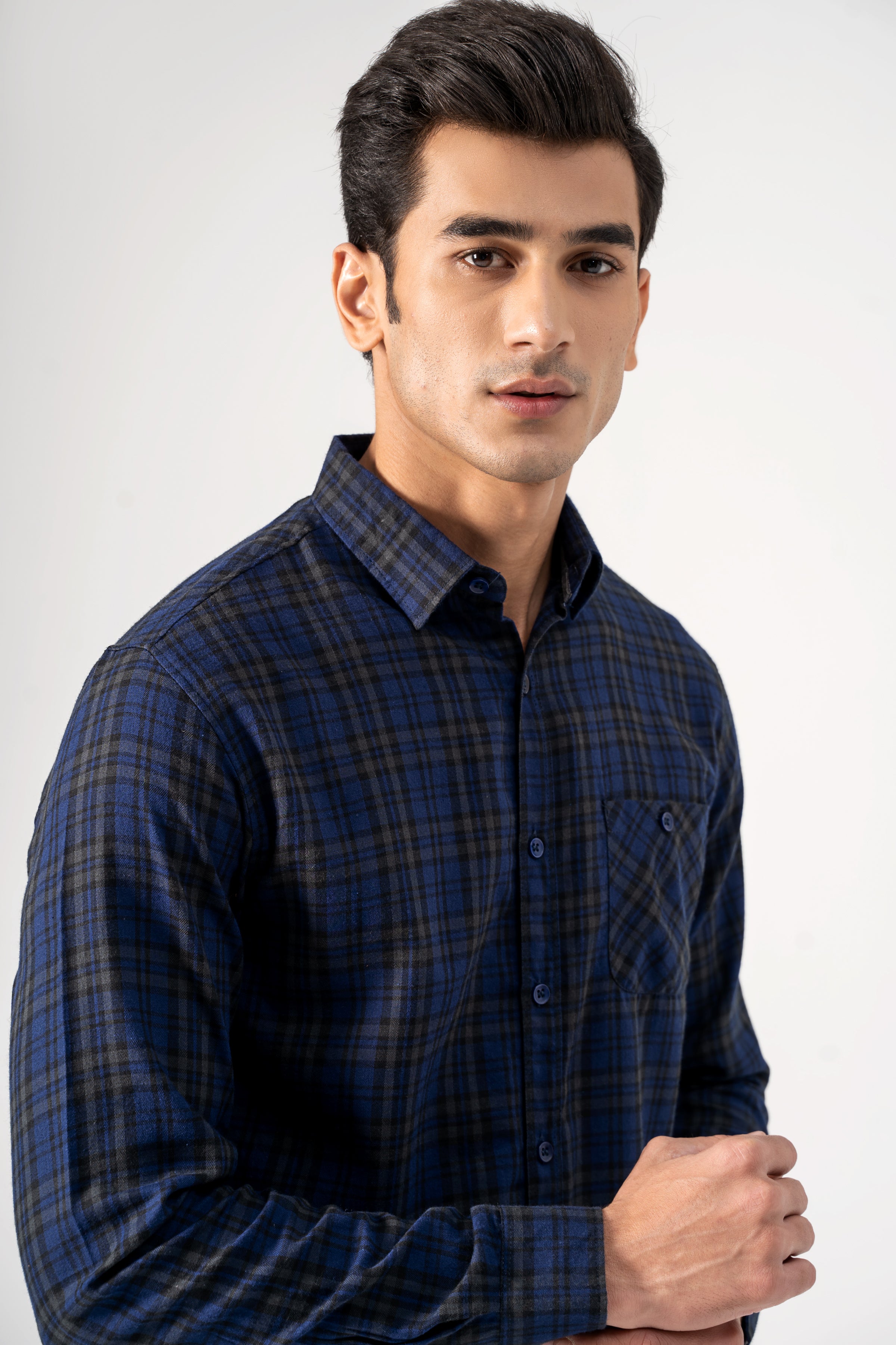 CASUAL SHIRT NAVY BLUE