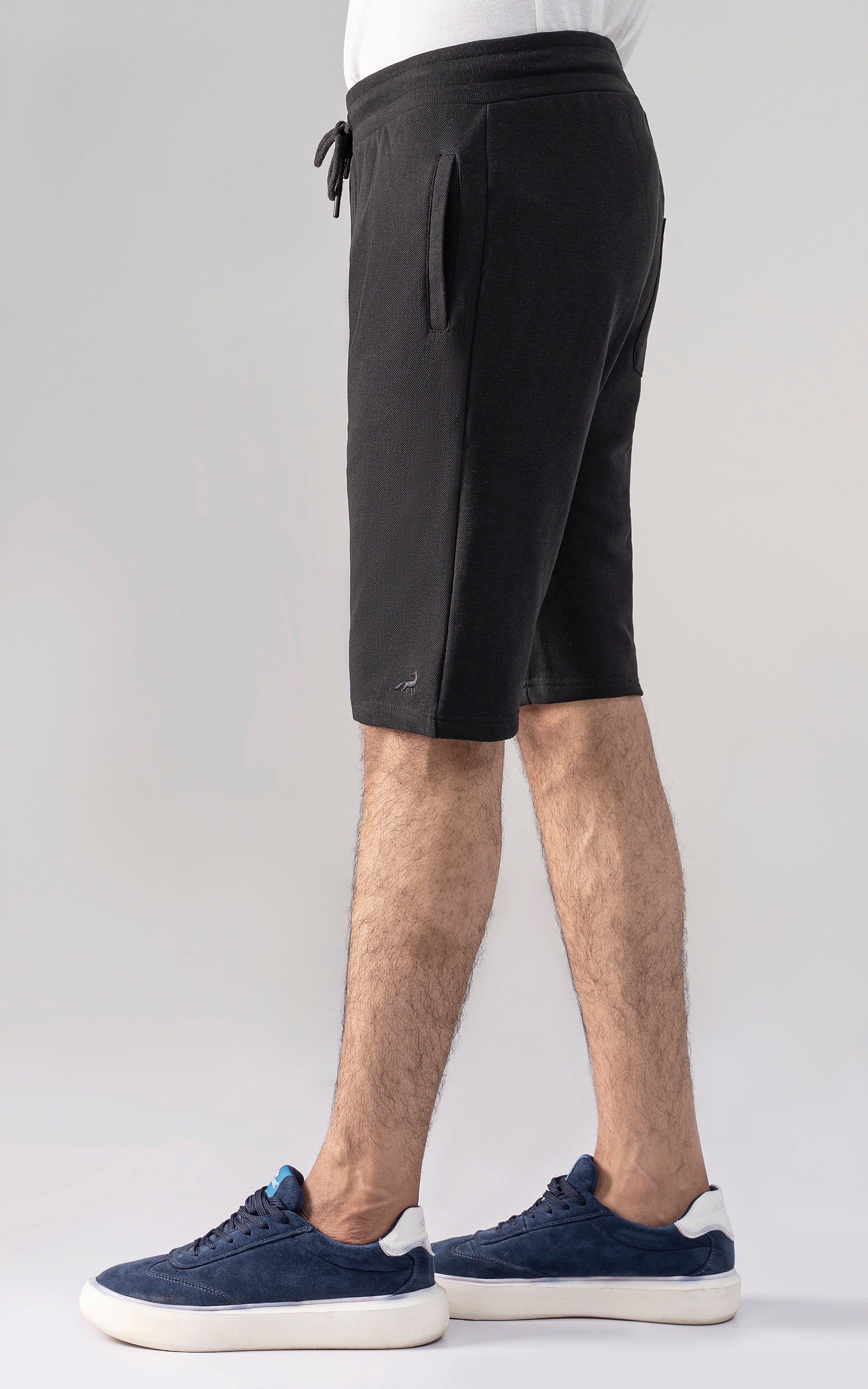 PIQUE TERRY SHORTS BLACK