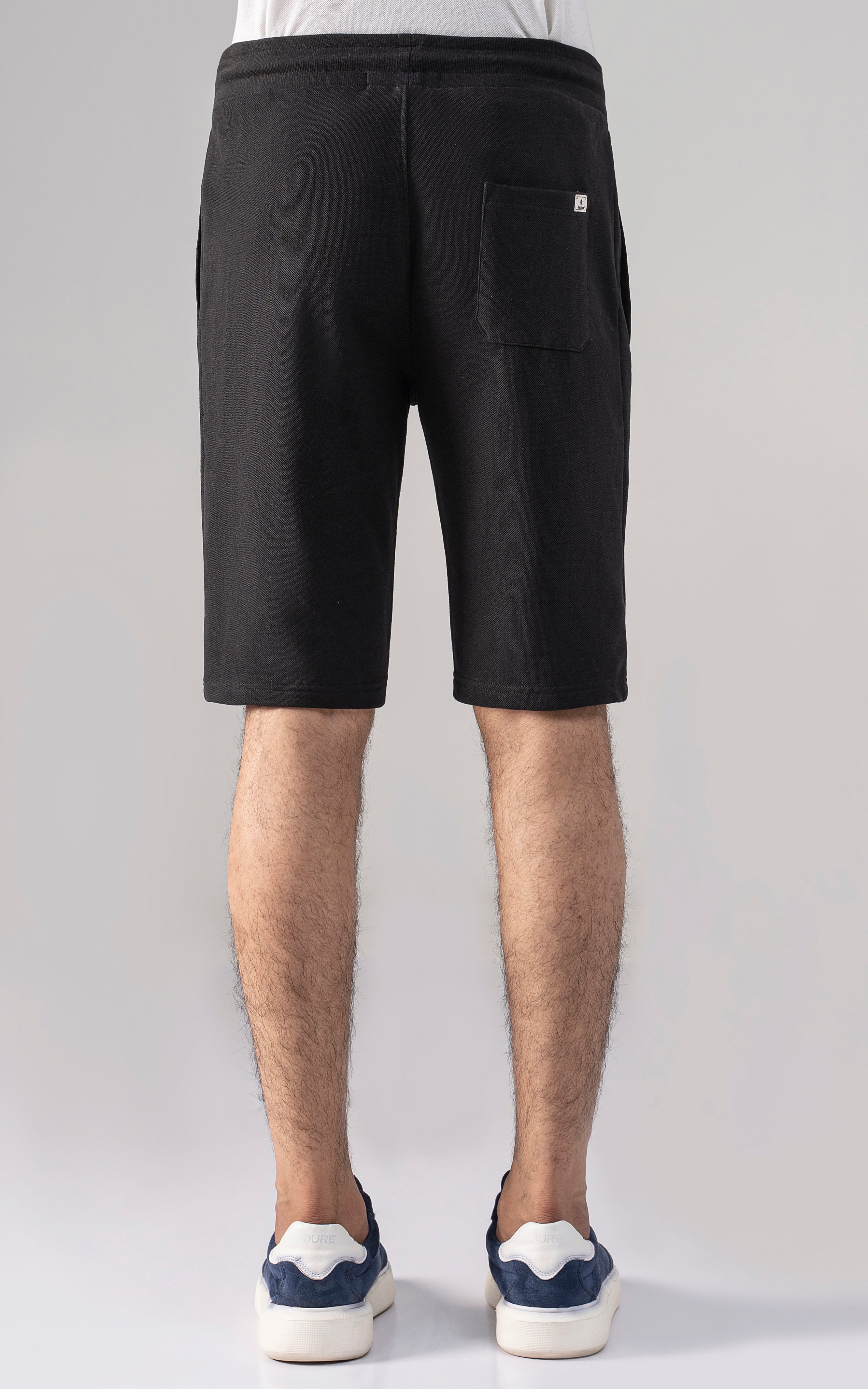 PIQUE TERRY SHORTS BLACK