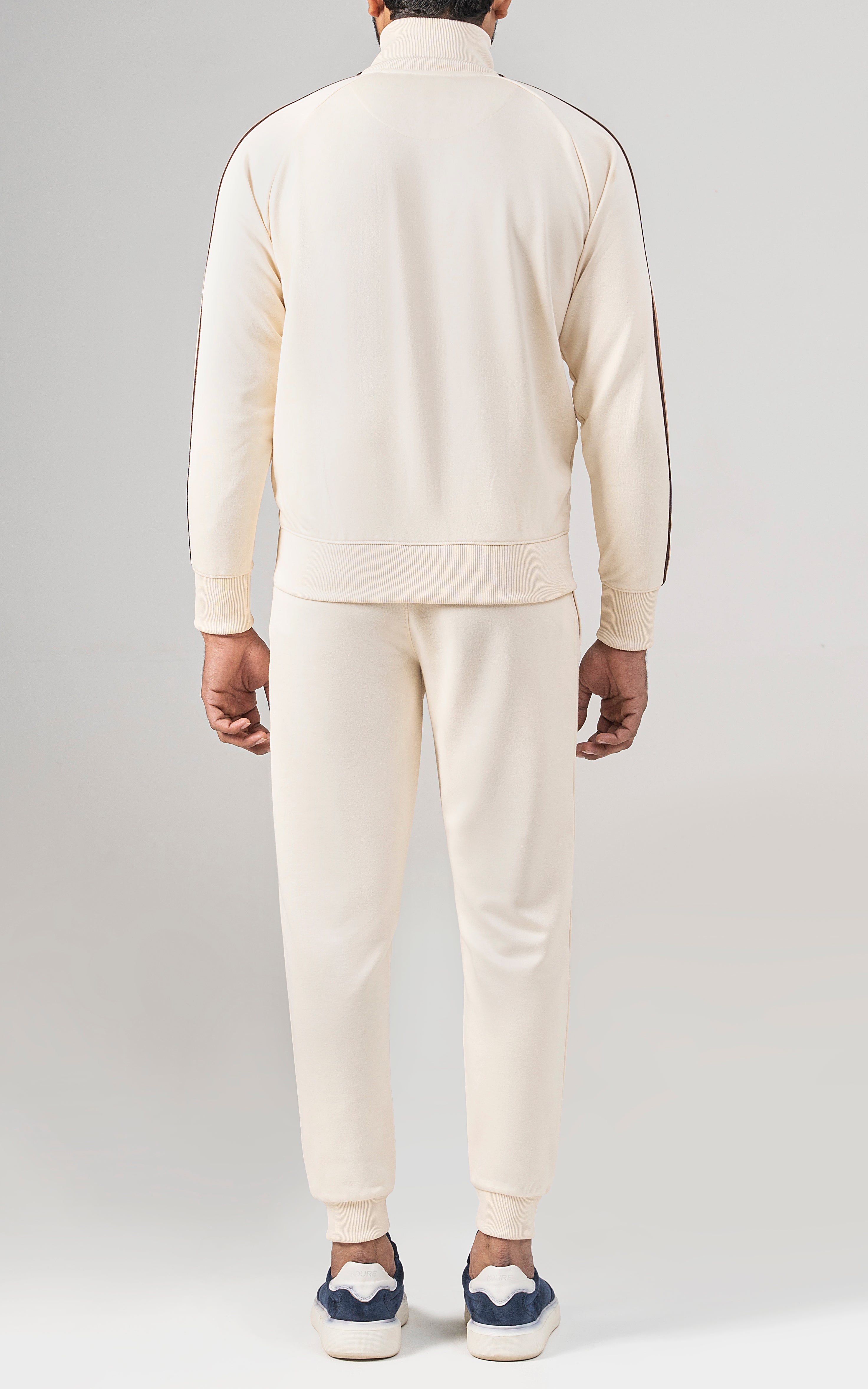 SLIM FIT TRACK SUIT OFF WHITE