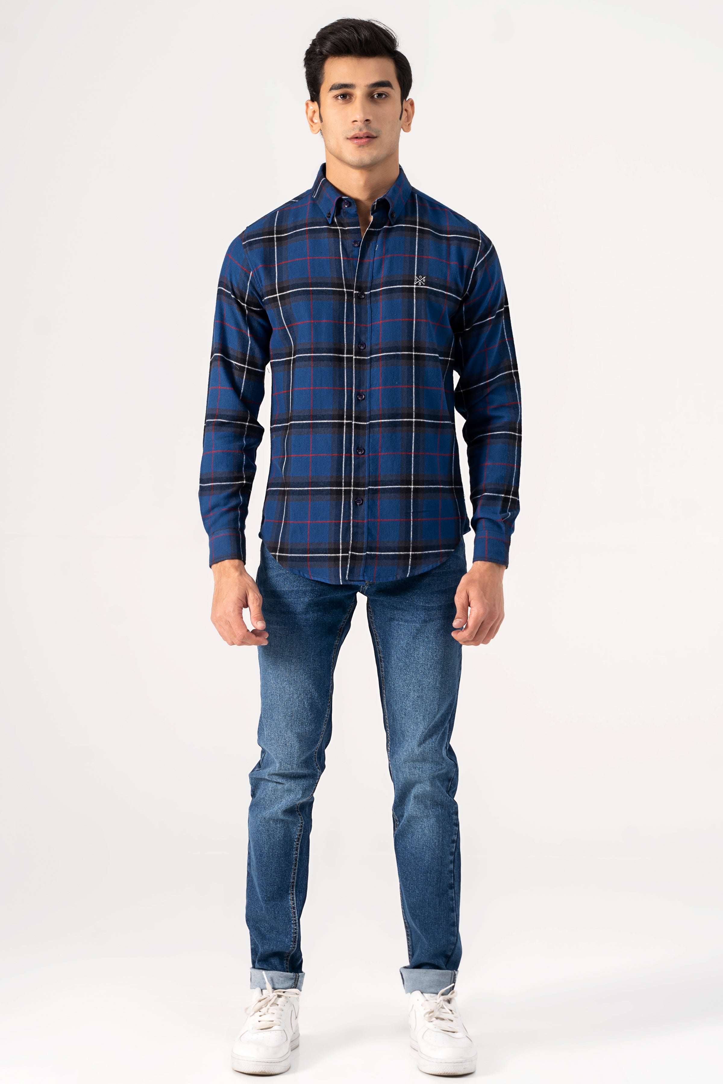 CASUAL SHIRT BLUE CHECK