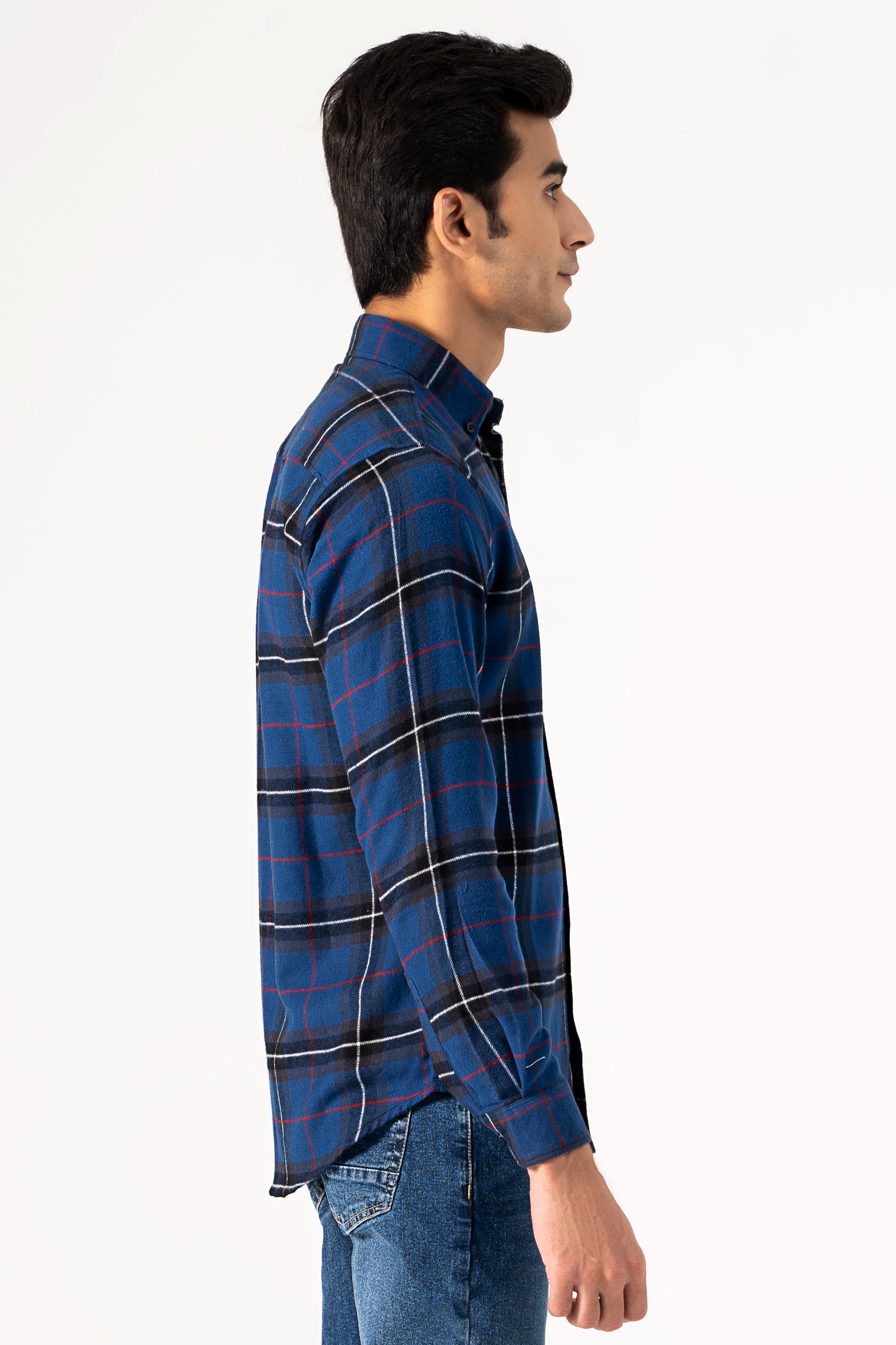 CASUAL SHIRT BLUE CHECK