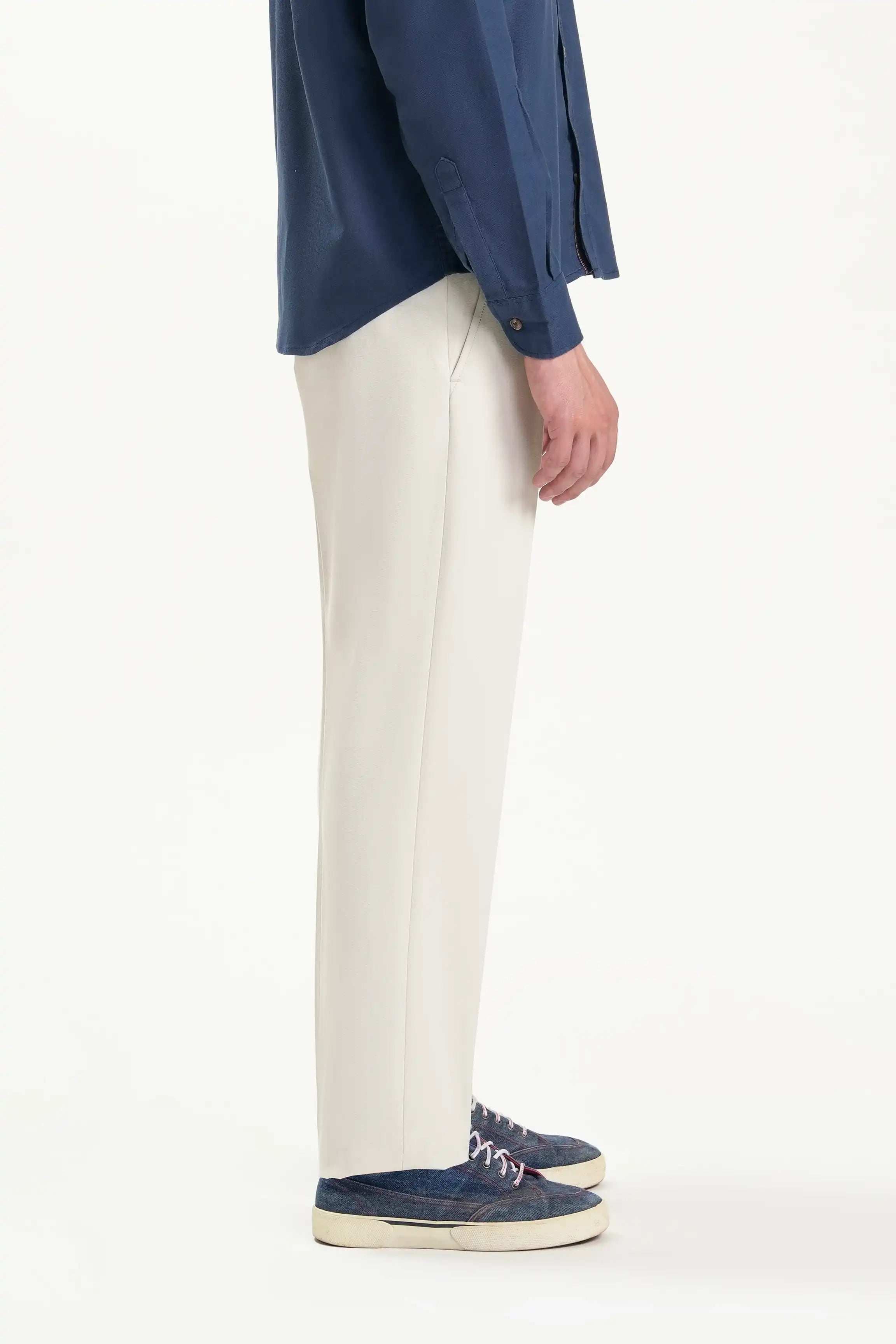 CASUAL PANT REGULAR FIT OATMEAL