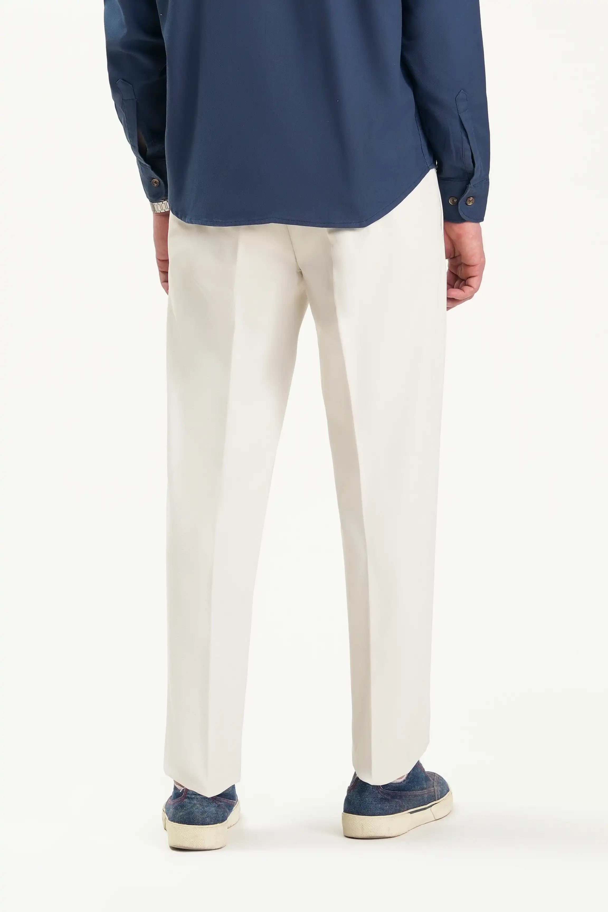 CASUAL PANT REGULAR FIT OATMEAL