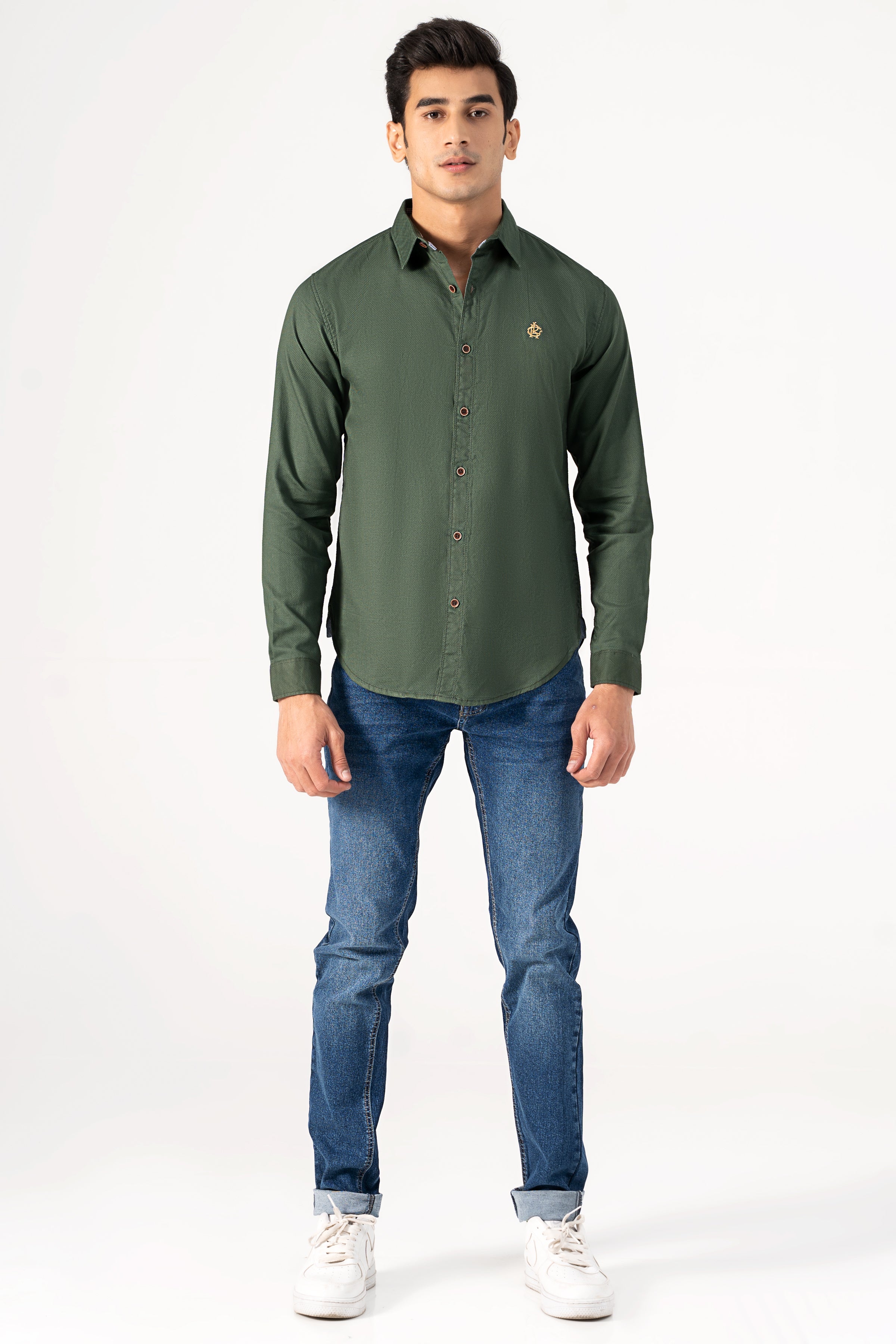 CASUAL SHIRT GREEN