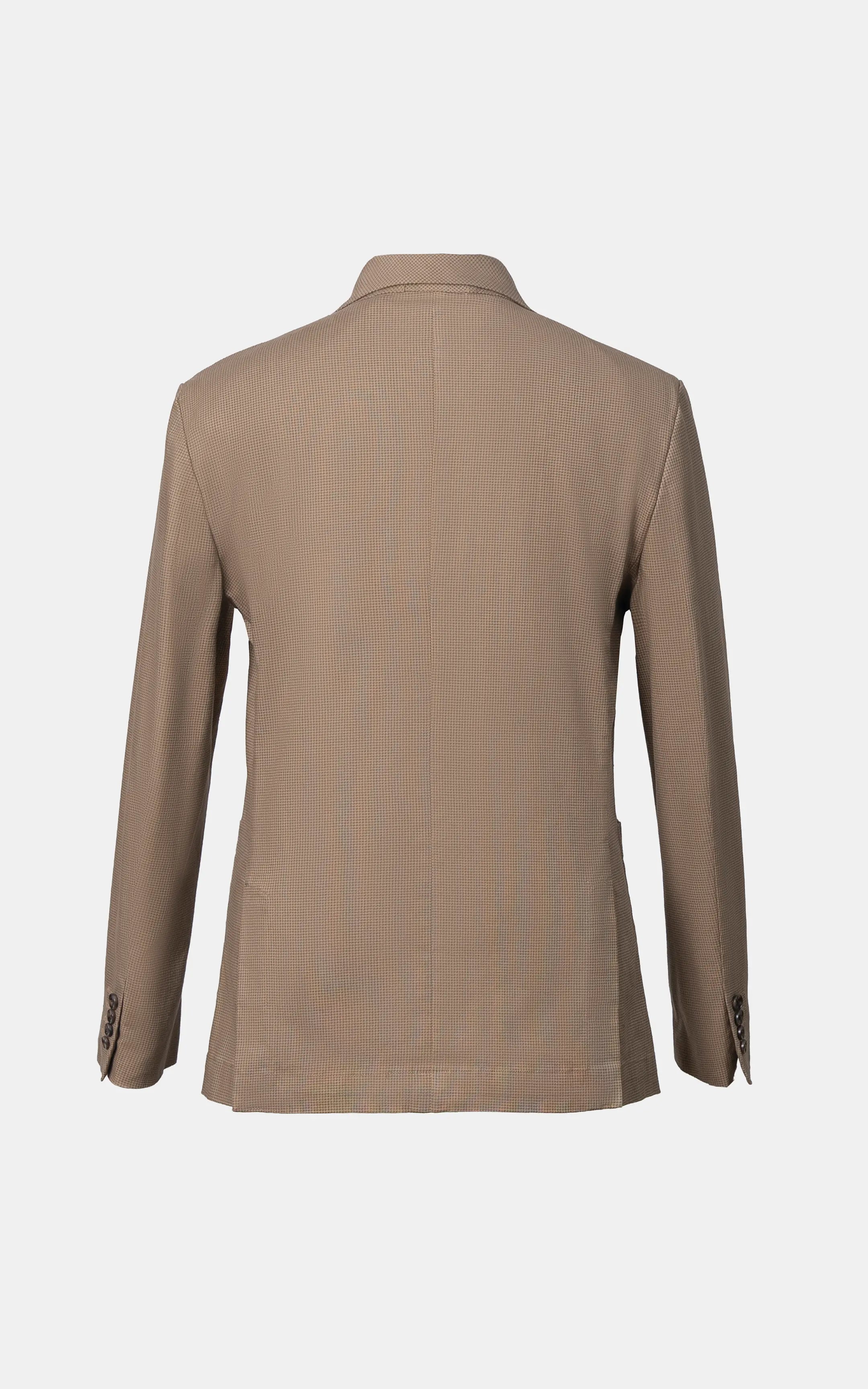 NOTCH LAPEL SINGLE-BREASTED SUMMER COAT KHAKI