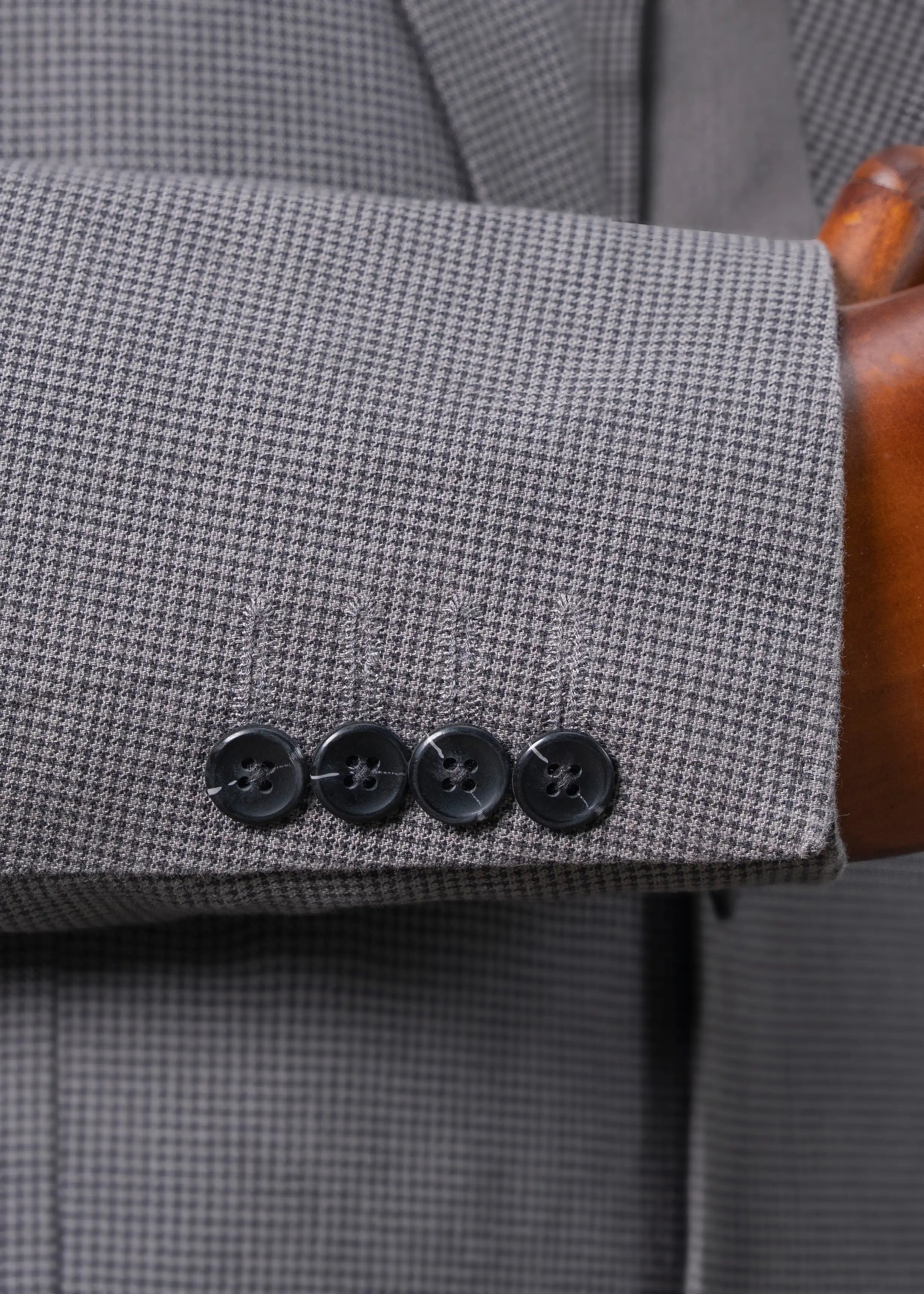 NOTCH LAPEL SINGLE-BREASTED SUMMER COAT GREY