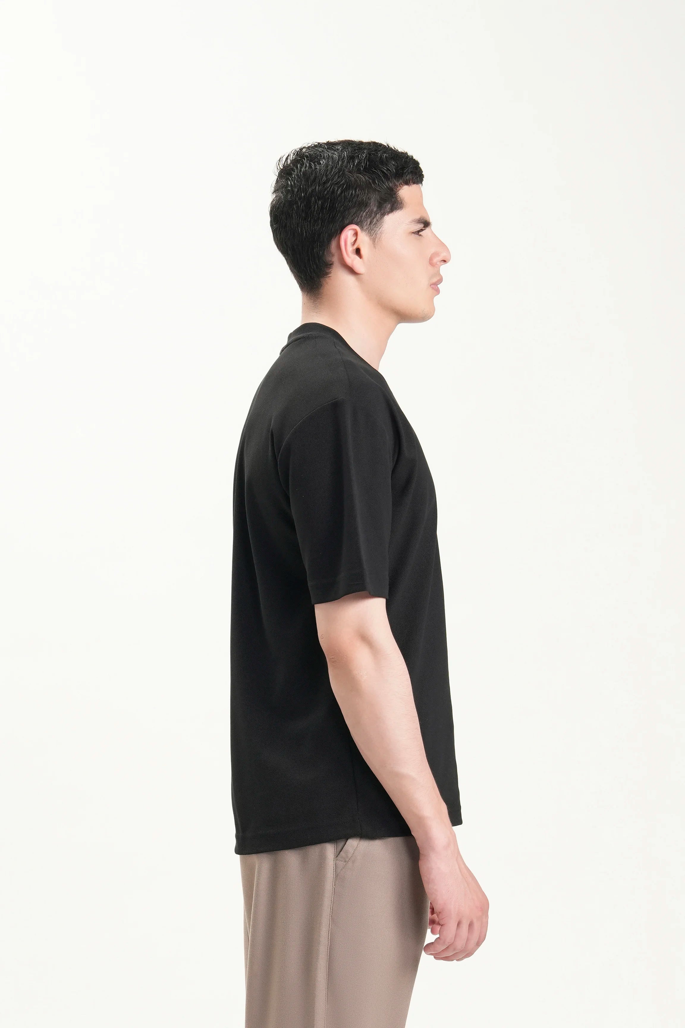 SMART FIT CREW NECK T-SHIRT BLACK