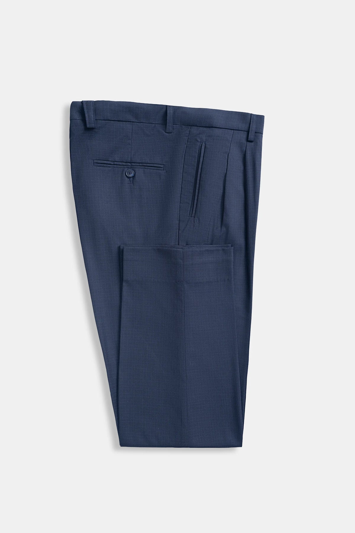 DOUBLE PLEATED PANTS DK NAVY