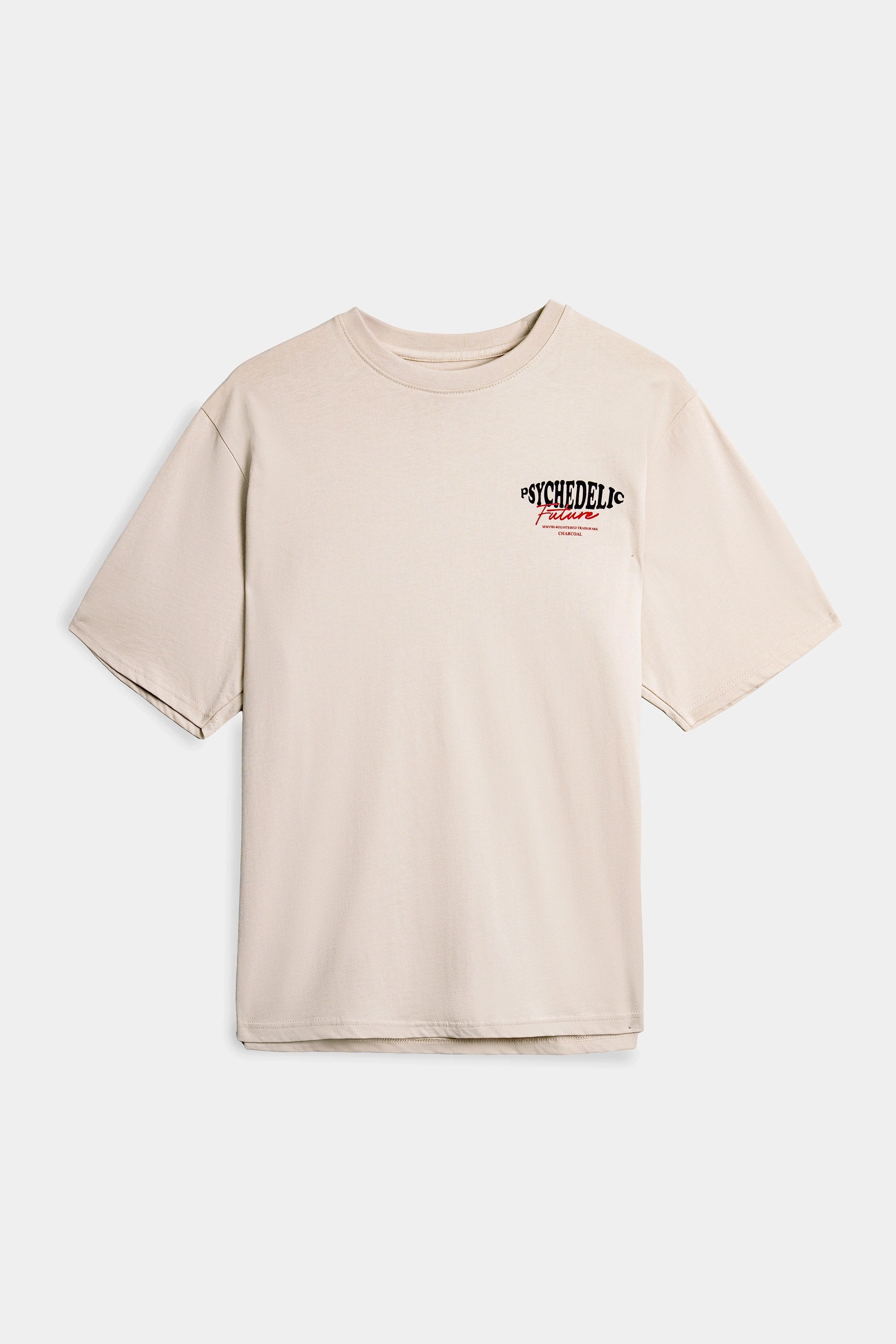GRAPHIC T SHIRT BEIGE
