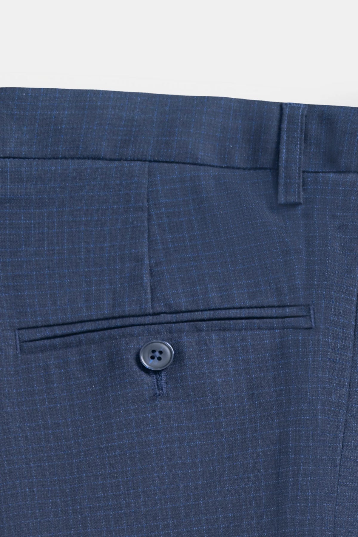 DOUBLE PLEATED PANTS NAVY