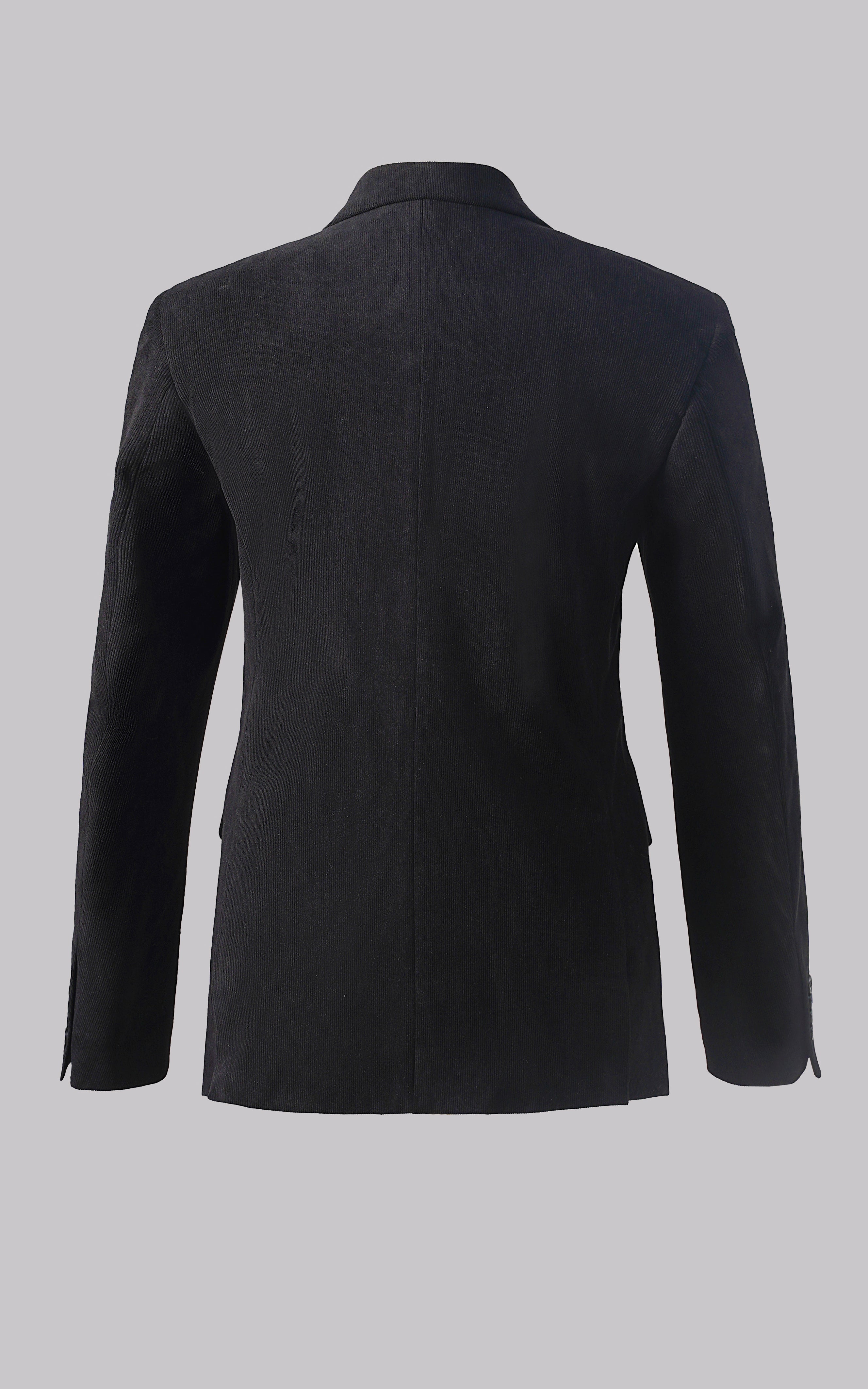 CORDUROY CASUAL COAT BLACK