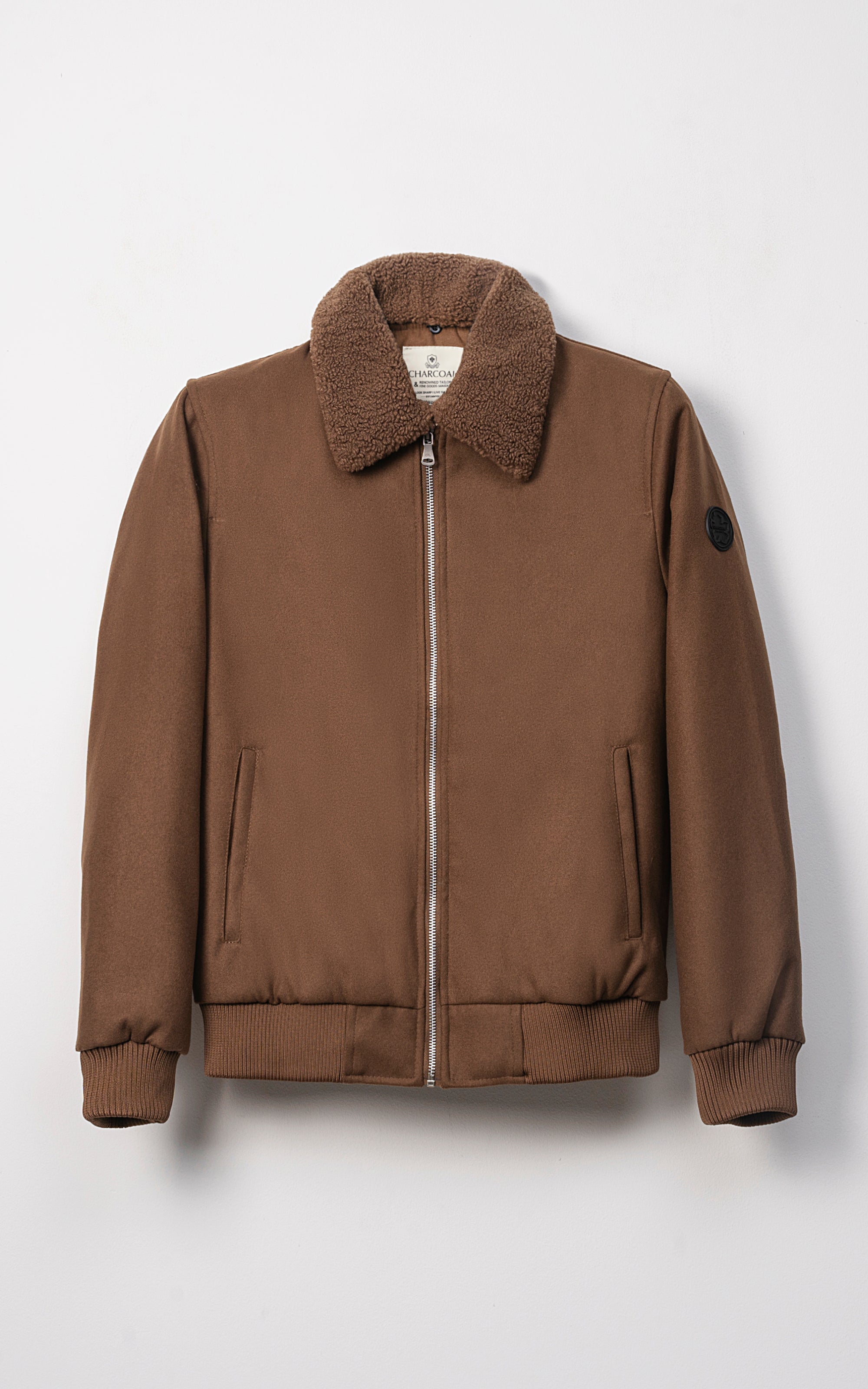 JACKET FULL SLEEVE BROWN