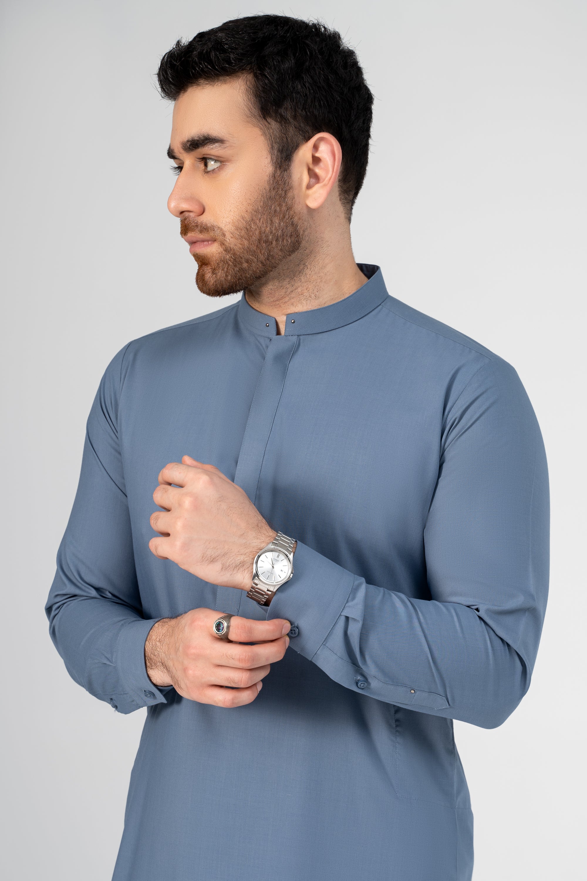 PREMIUM WASH AND WEAR KAMEEZ SHALWAR LIGHT BLUE