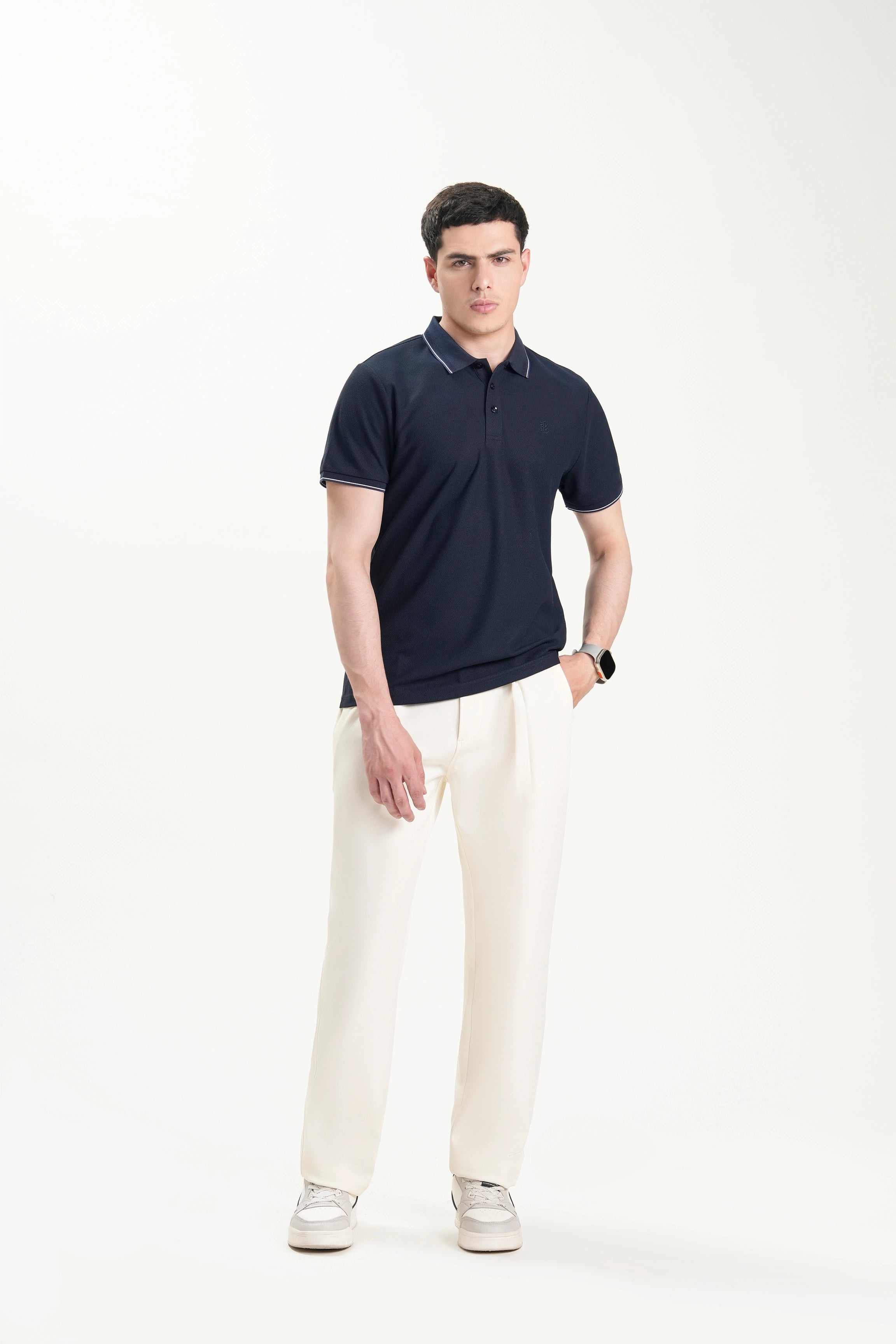 SMART FIT CLASSIC POLO SHIRT NAVY