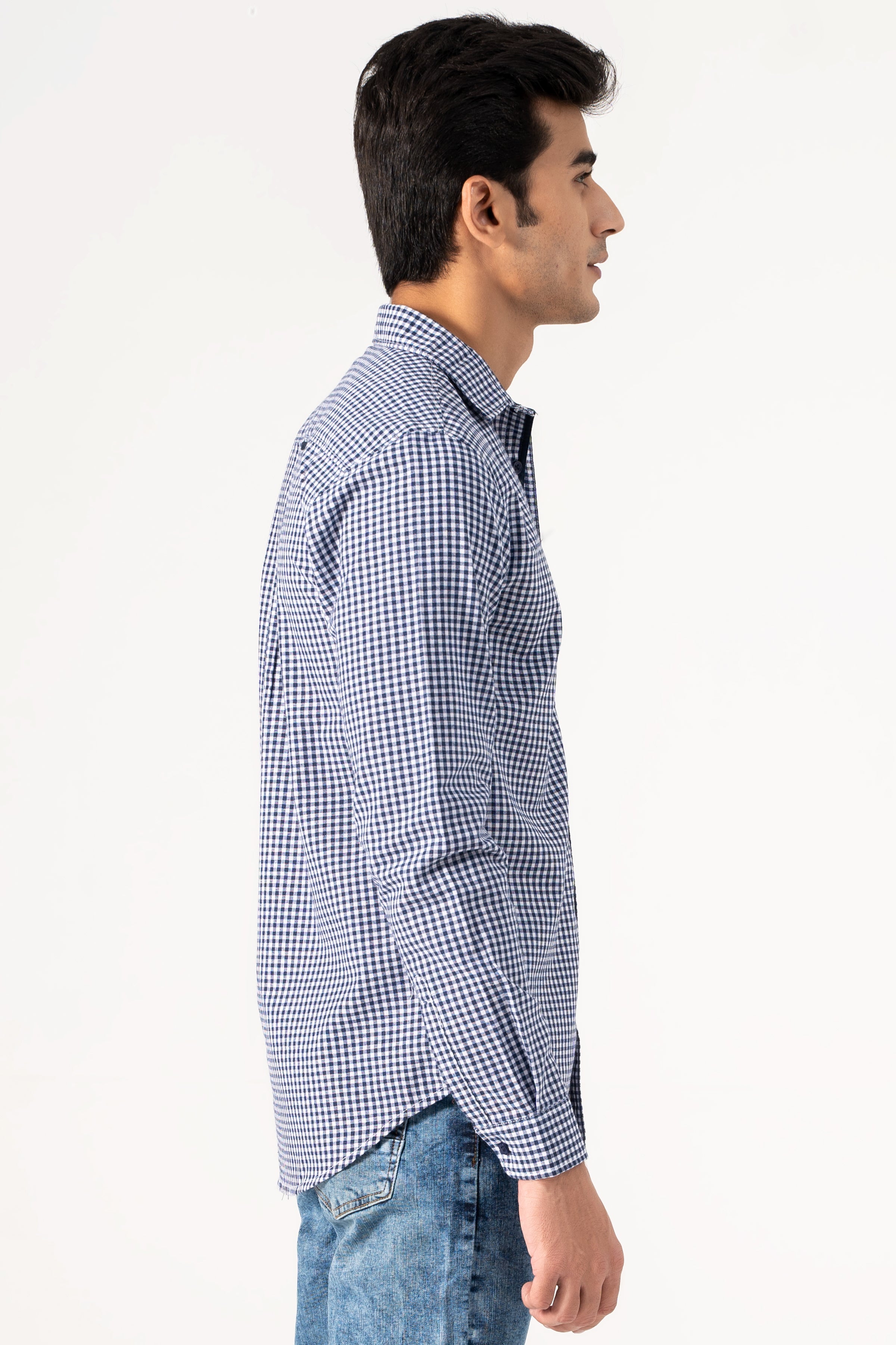 CASUAL SHIRT BLUE CHECK