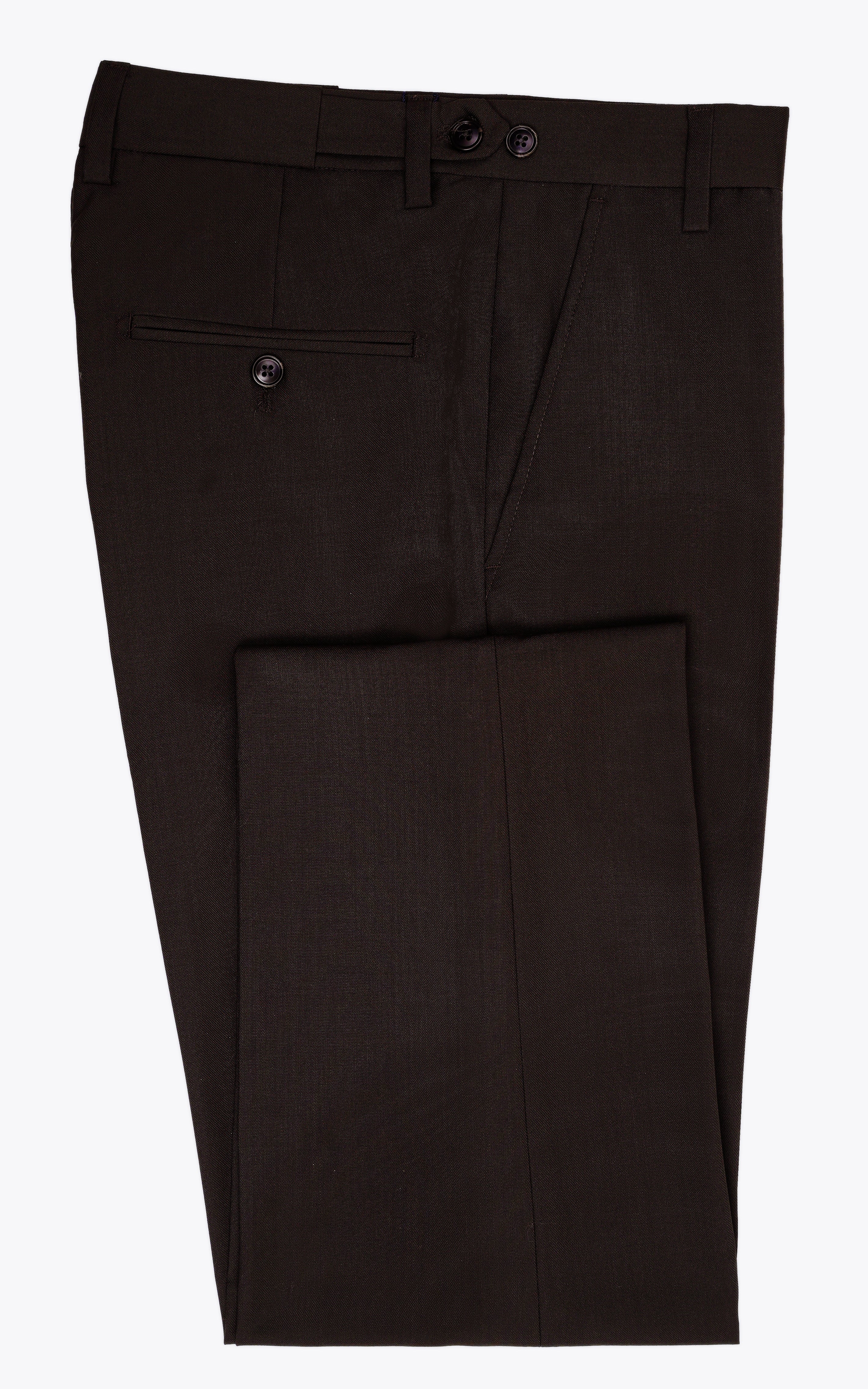 DRESS  PANT DARK BROWN