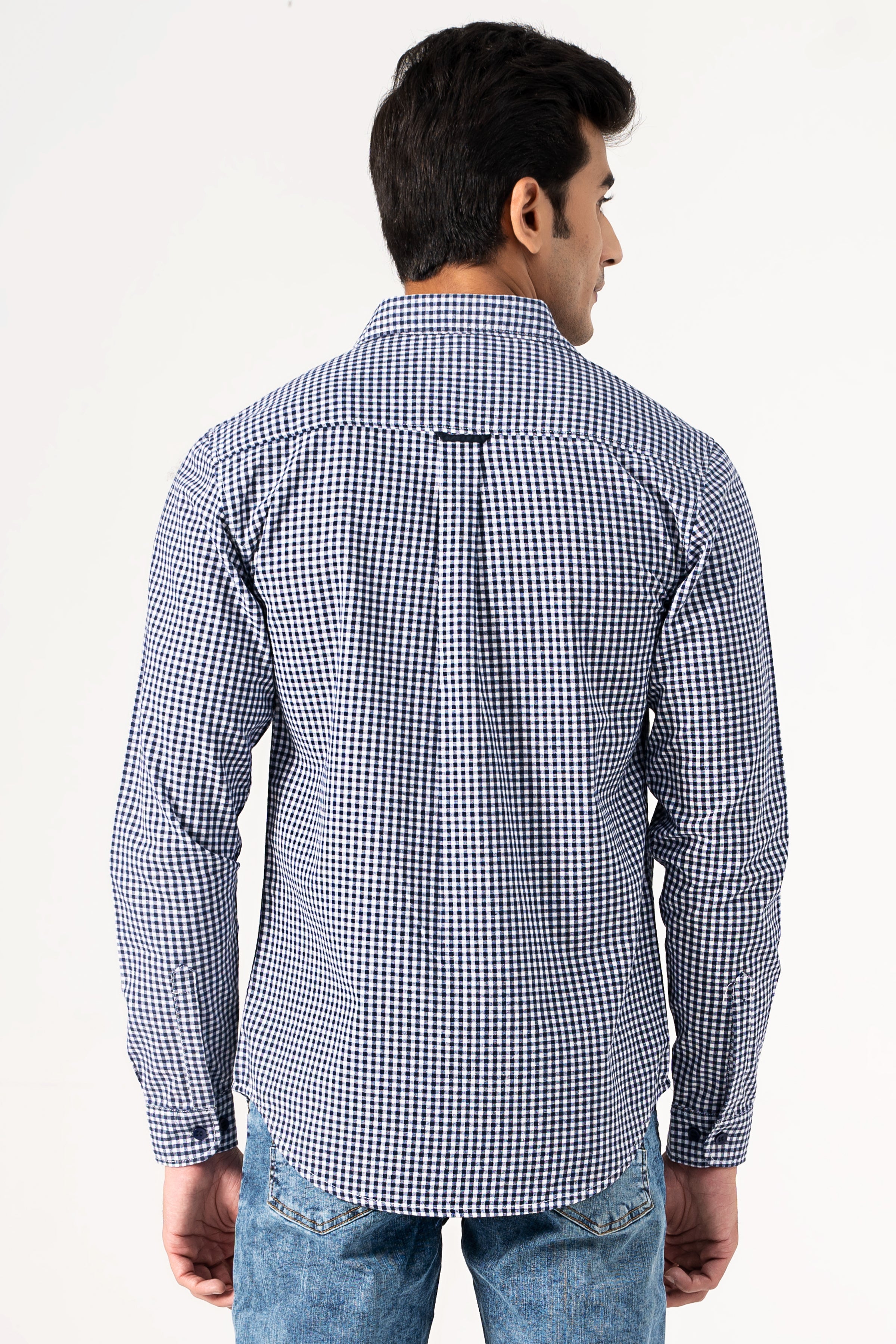 CASUAL SHIRT BLUE CHECK