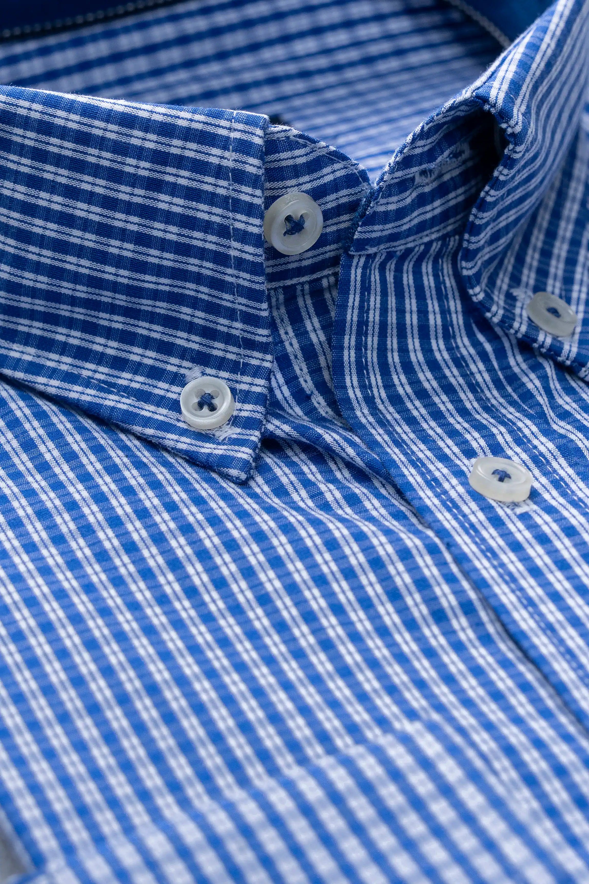 SEMI FORMAL SHIRT BLUE CHECK