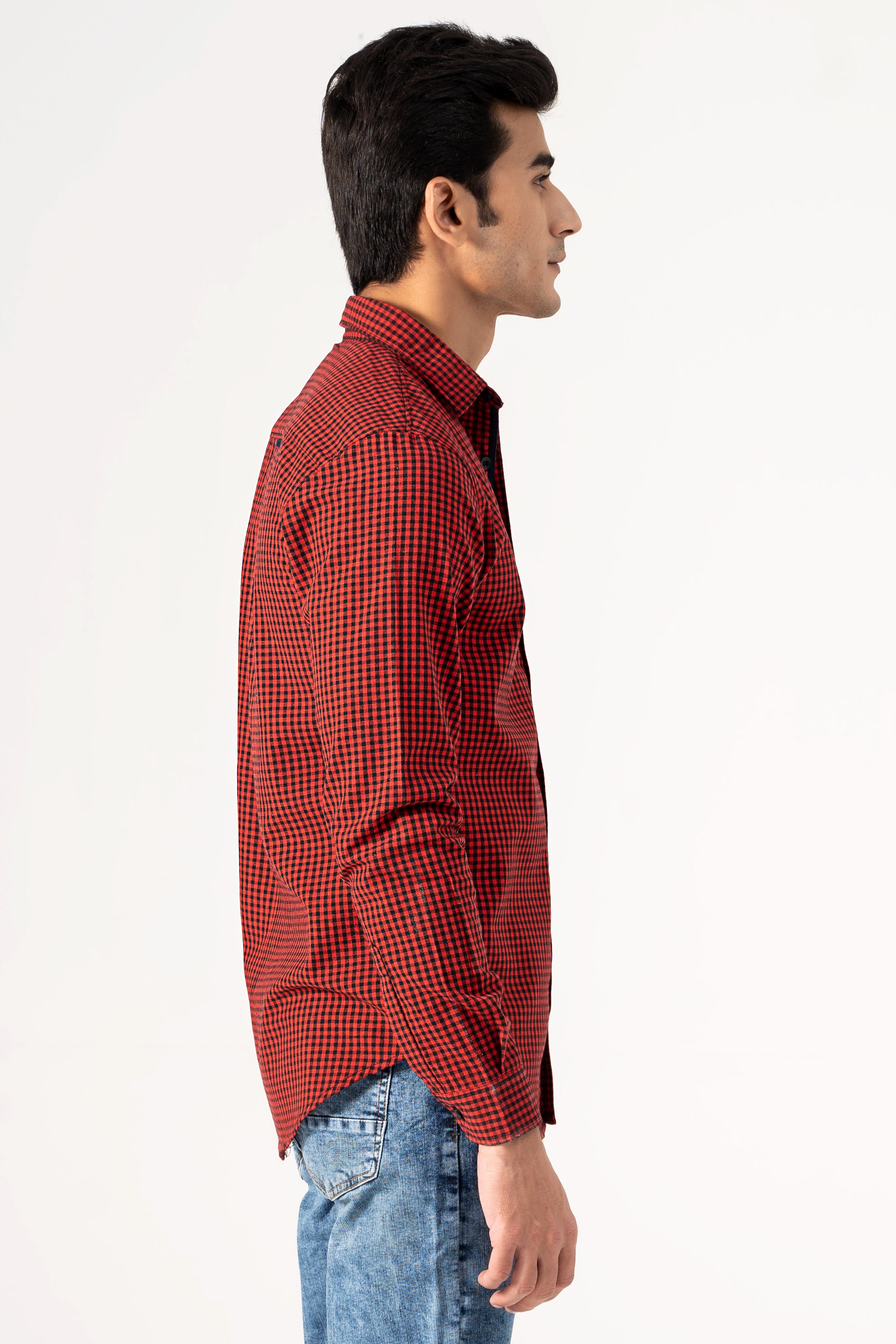 CASUAL SHIRT RED CHECK