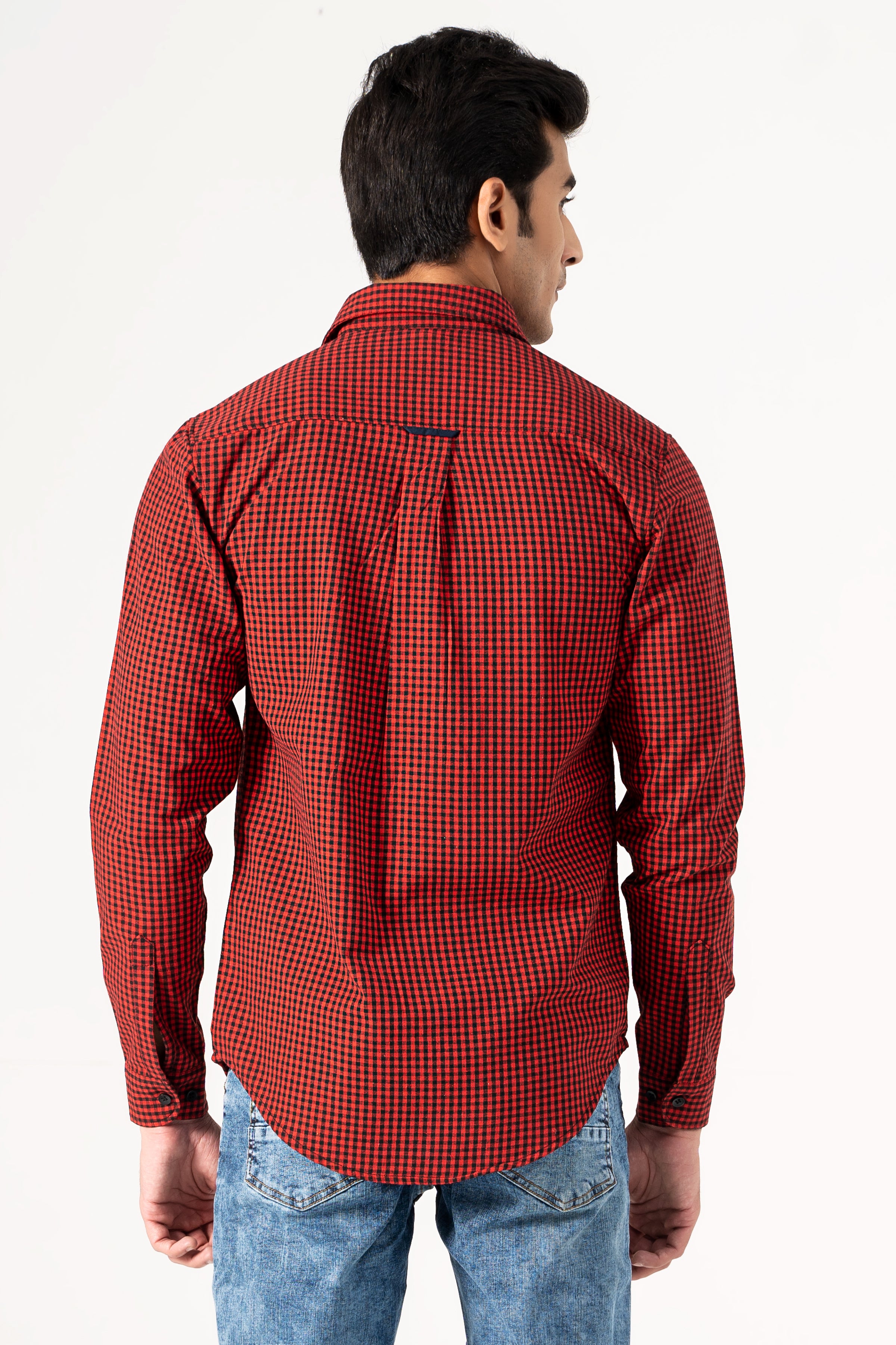 CASUAL SHIRT RED CHECK