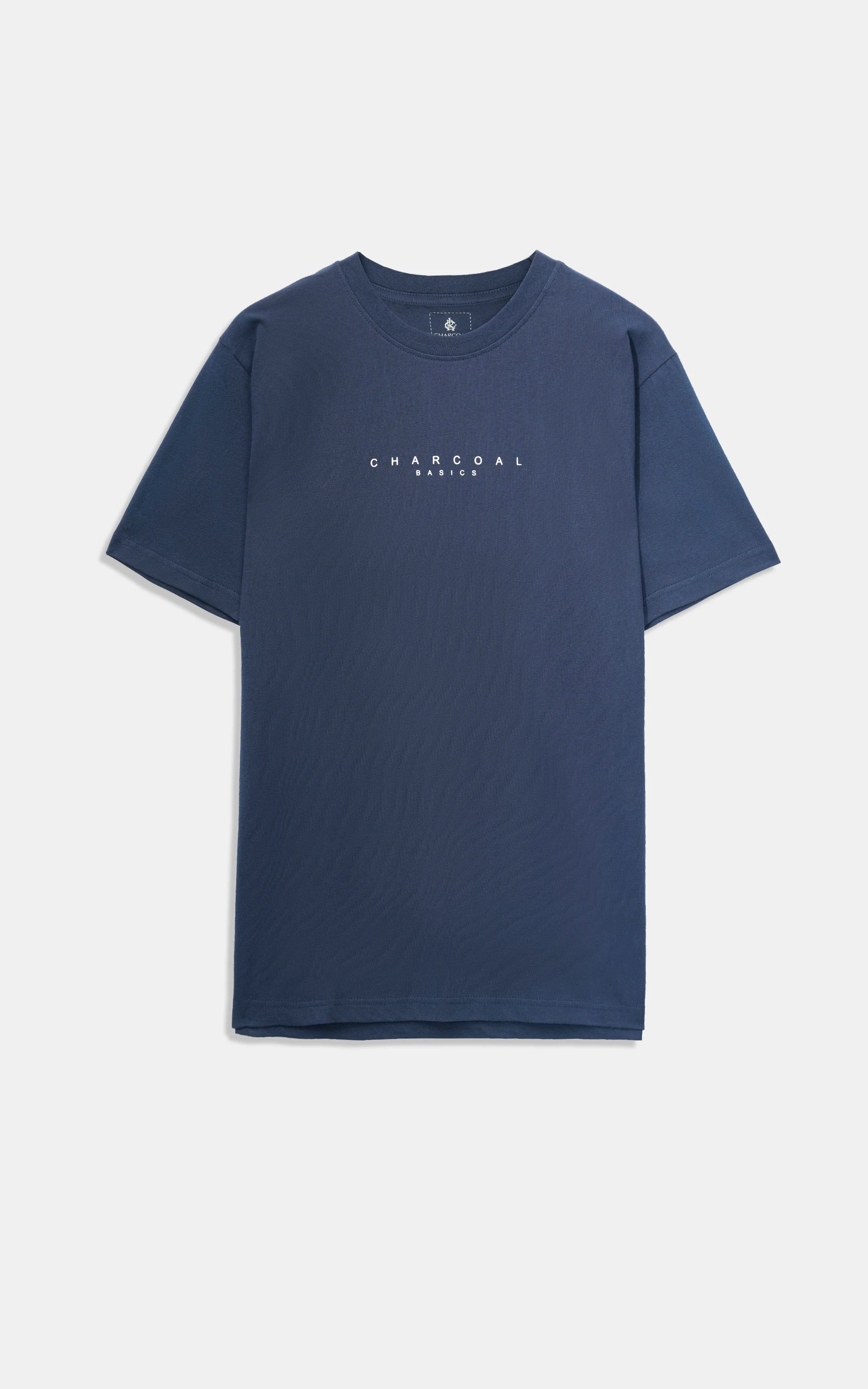 HALF SLEEVES SLEEPWEAR CREW NECK T SHIRT NAVY