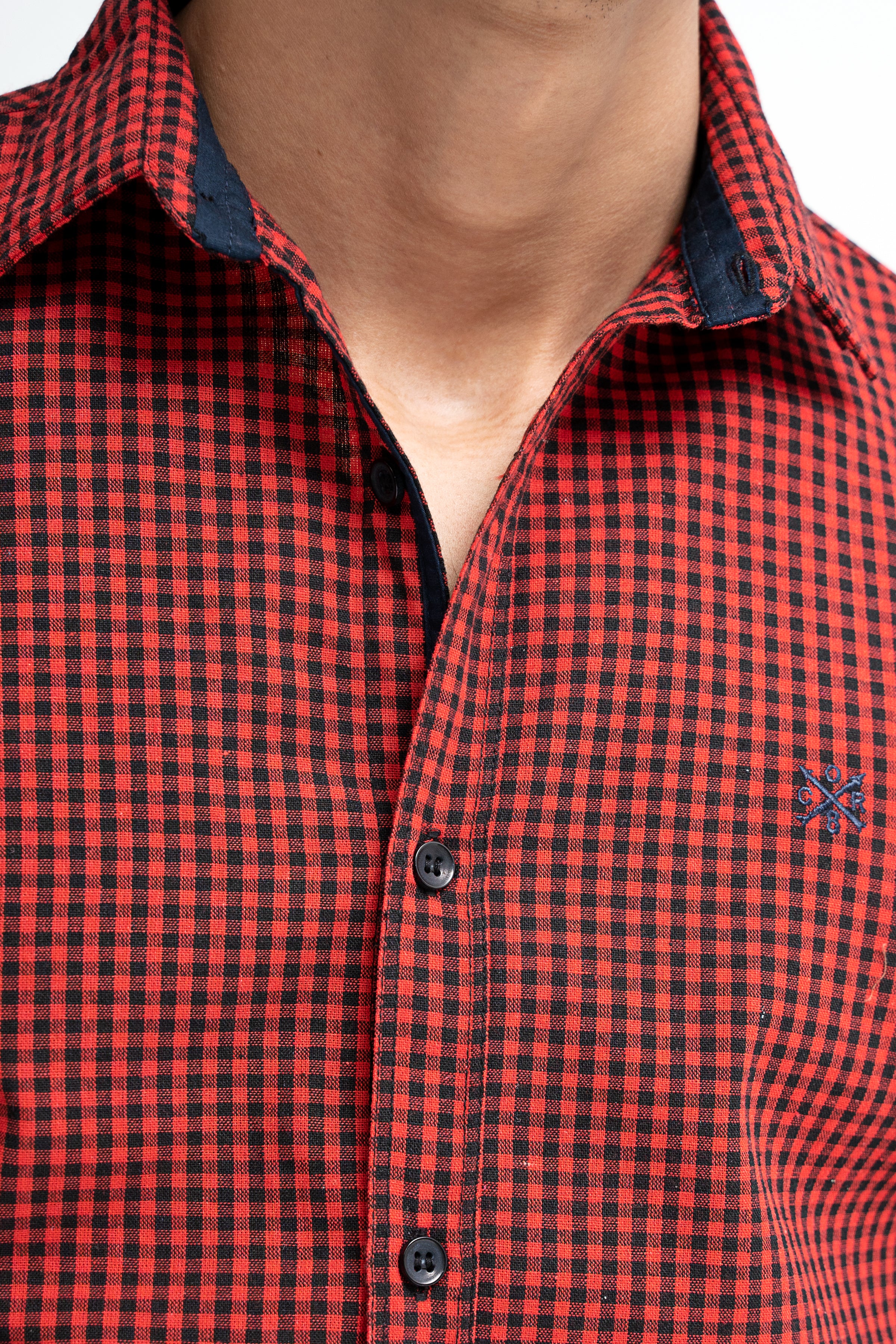 CASUAL SHIRT RED CHECK