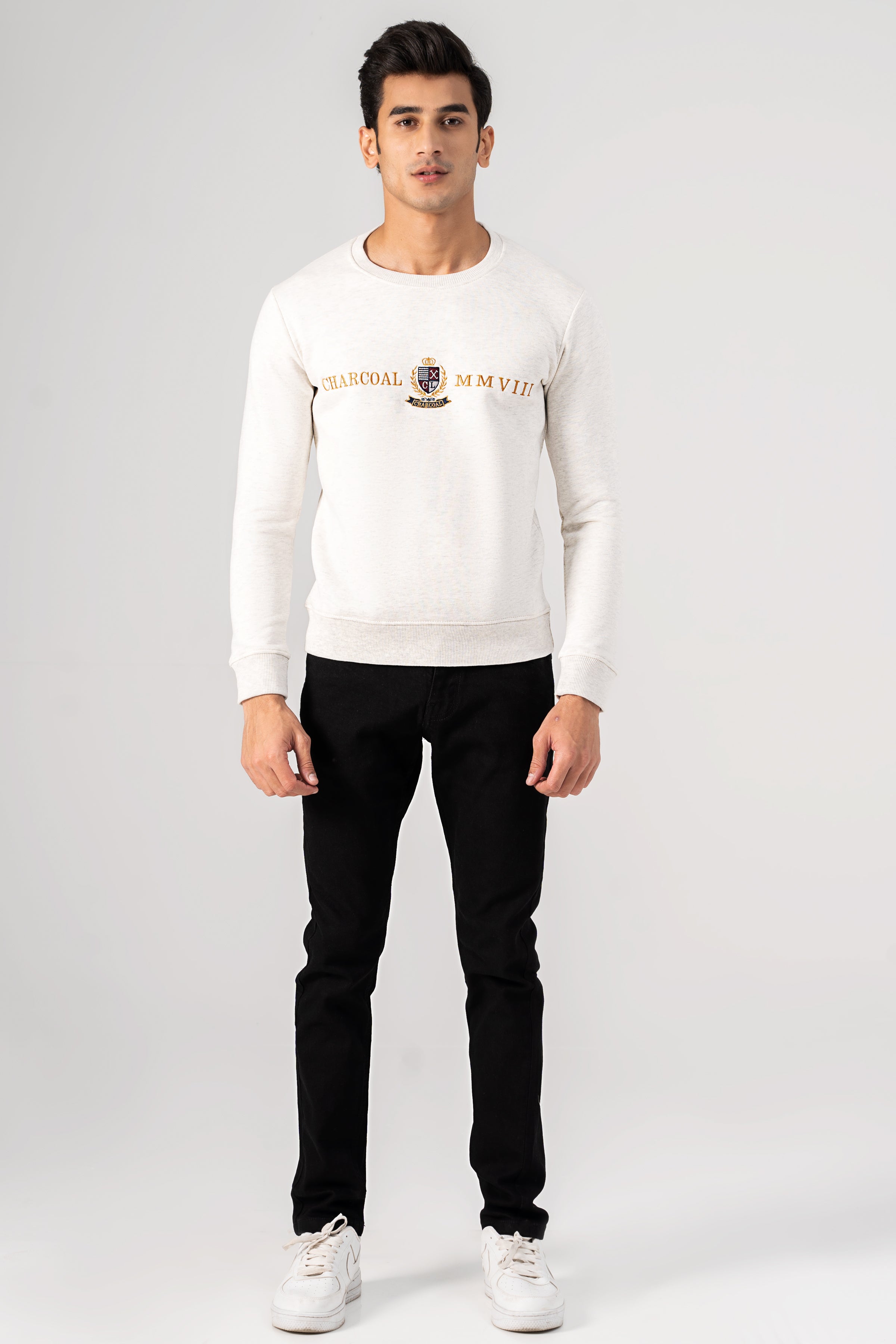 Short Sands Crewneck Sweatshirt Oatmeal Heather - Main Image