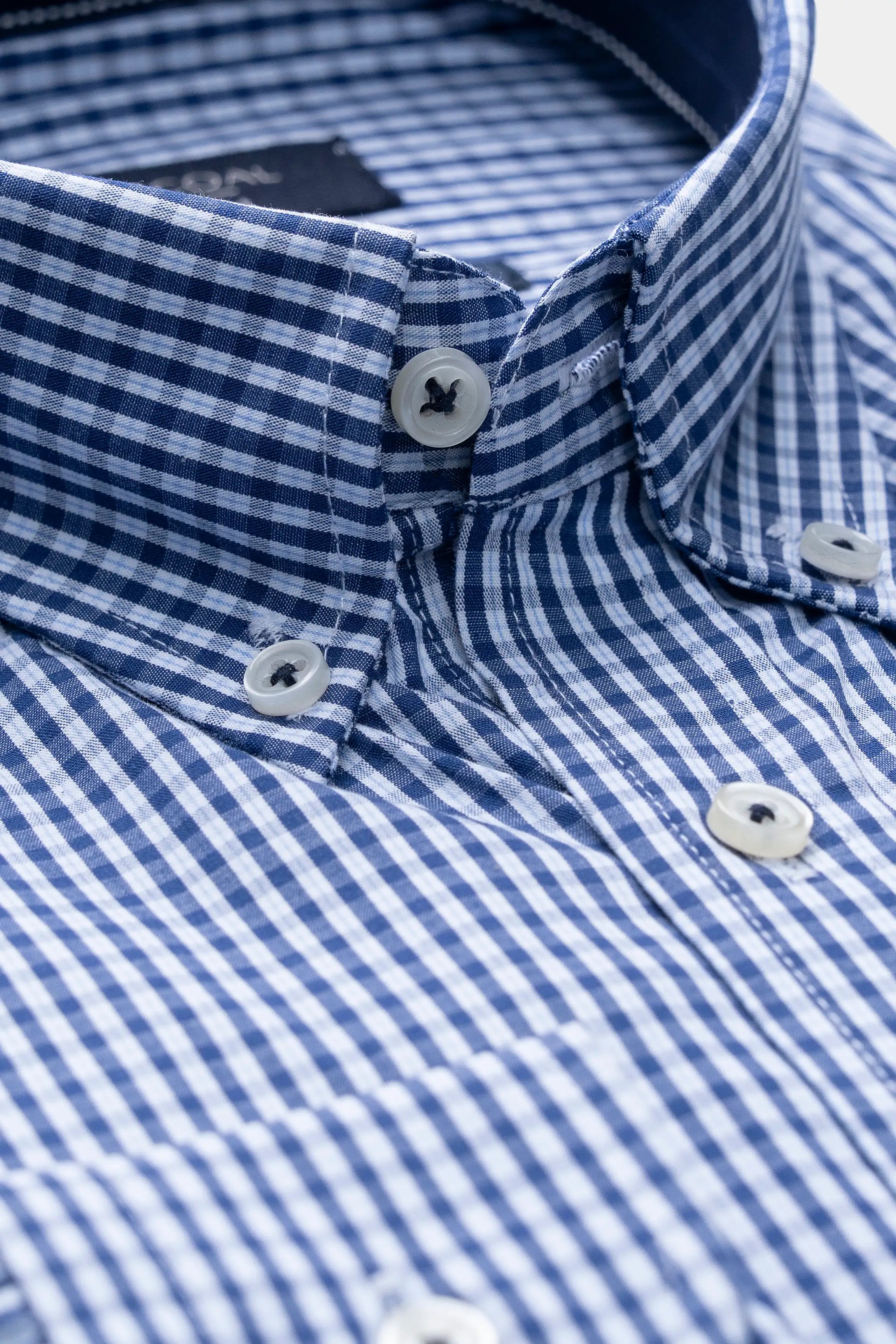 SEMI FORMAL SHIRT NAVY CHECK