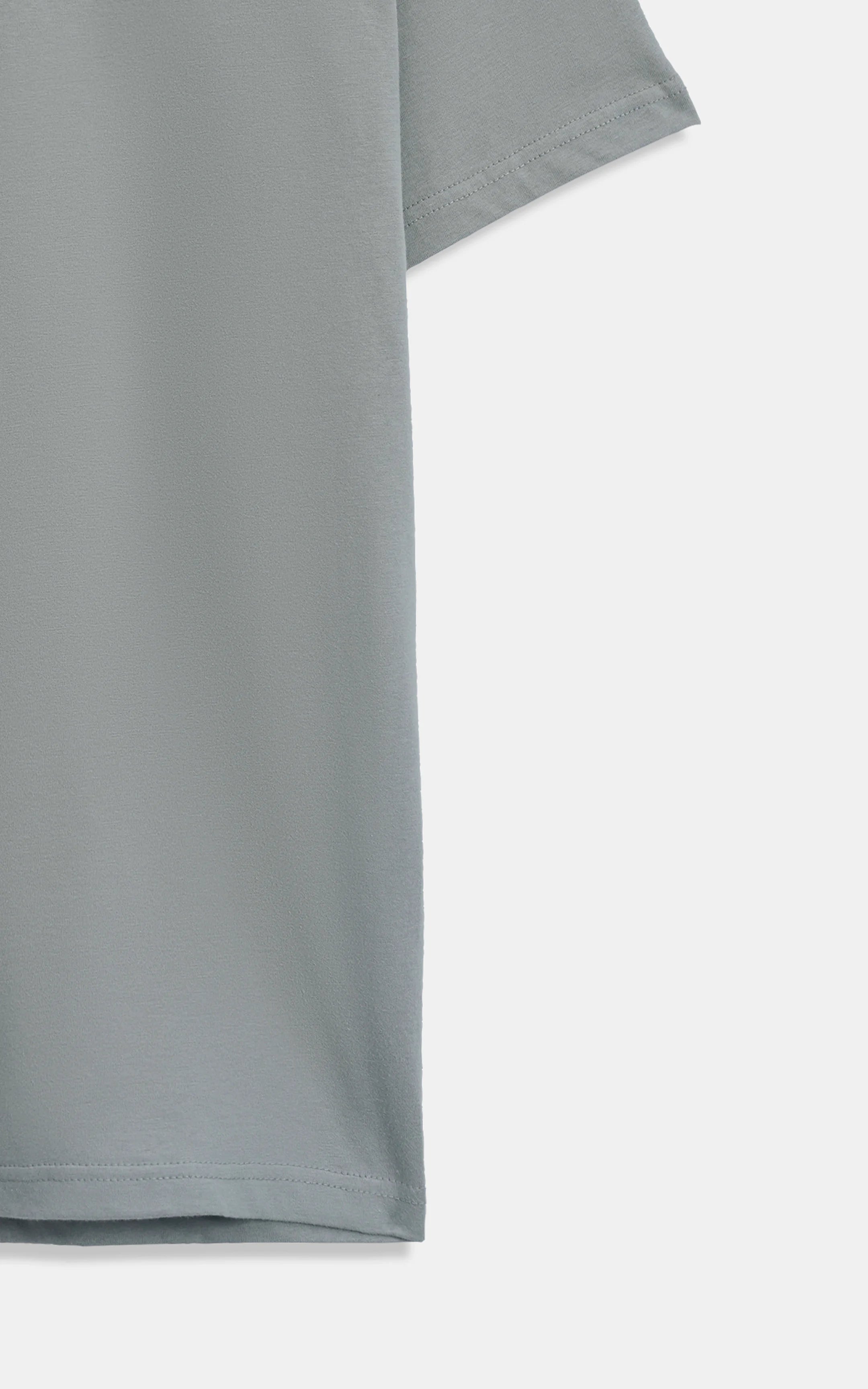 HALF SLEEVES SLEEPWEAR CREW NECK T SHIRT OLIVE