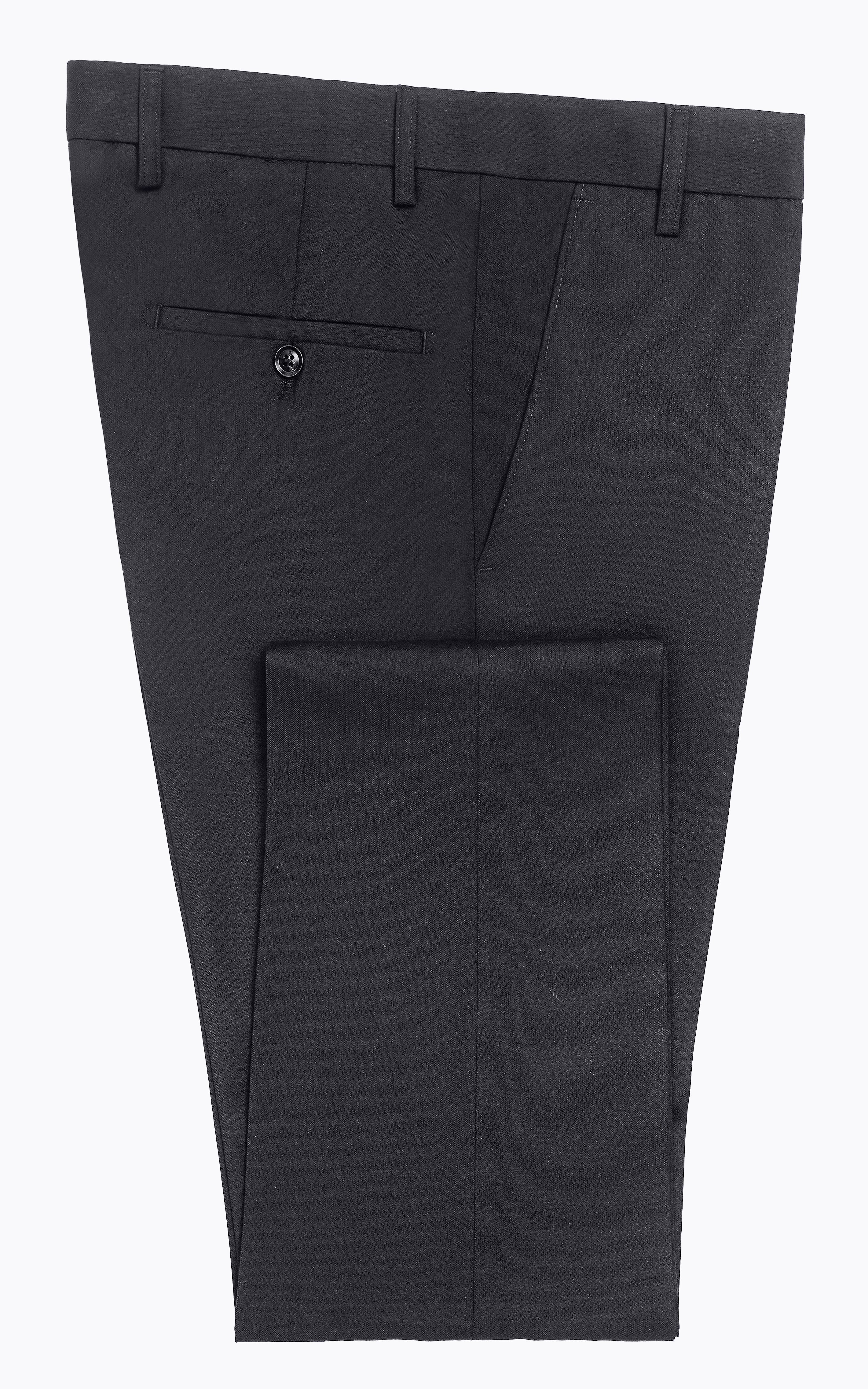 DRESS PANT SLIM FIT BLACK SELF