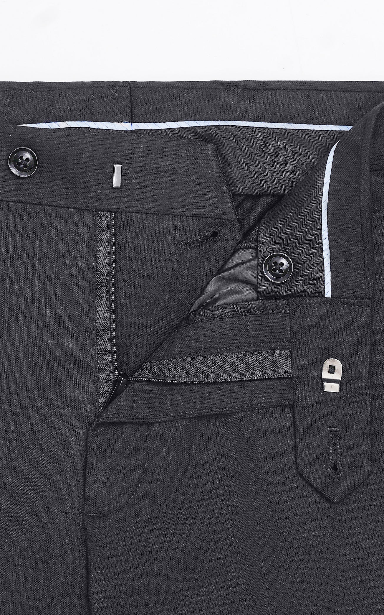 DRESS PANT SLIM FIT BLACK SELF