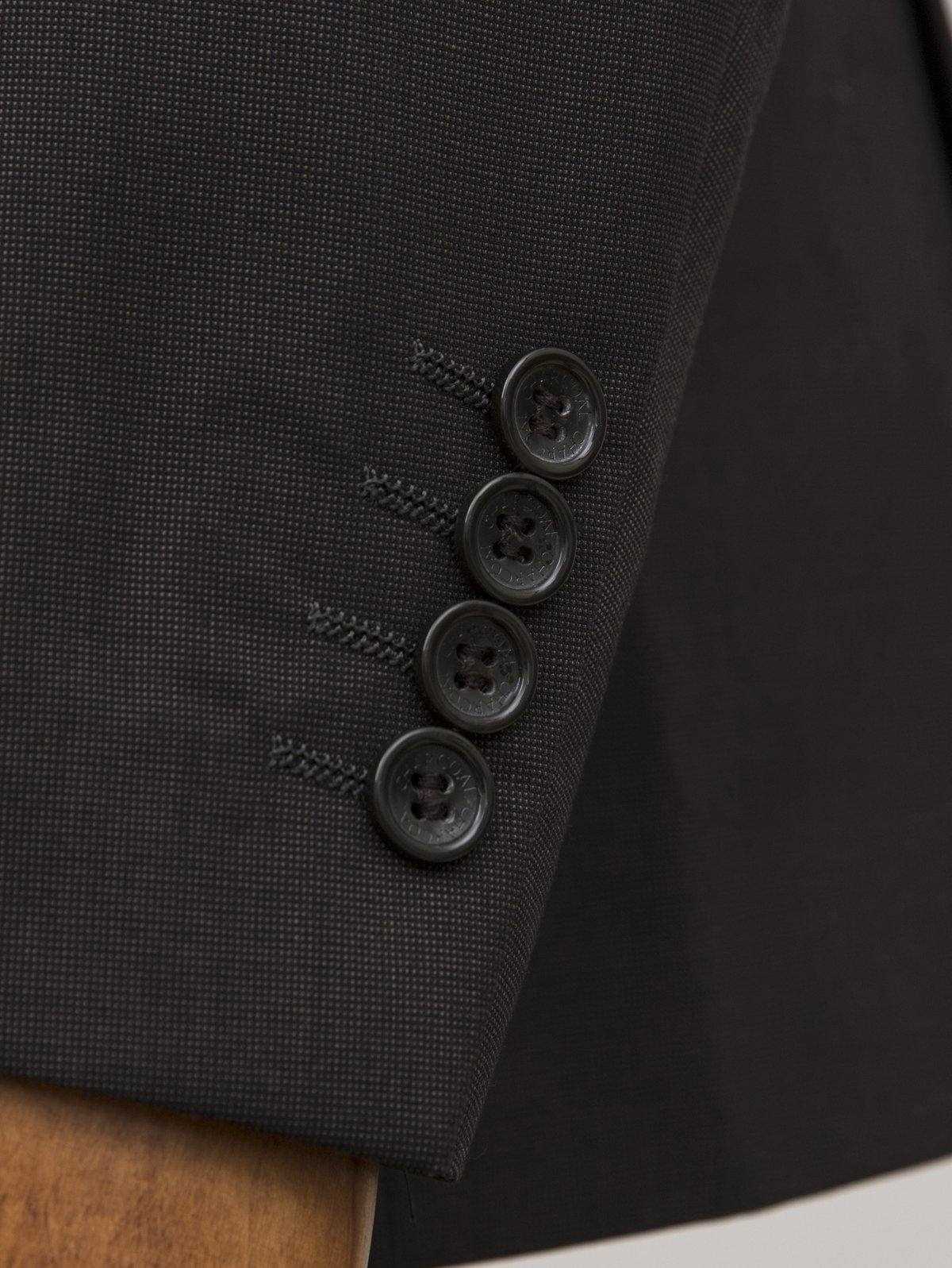 2 PIECE SUIT BLACK BROWN Charcoal Clothing
