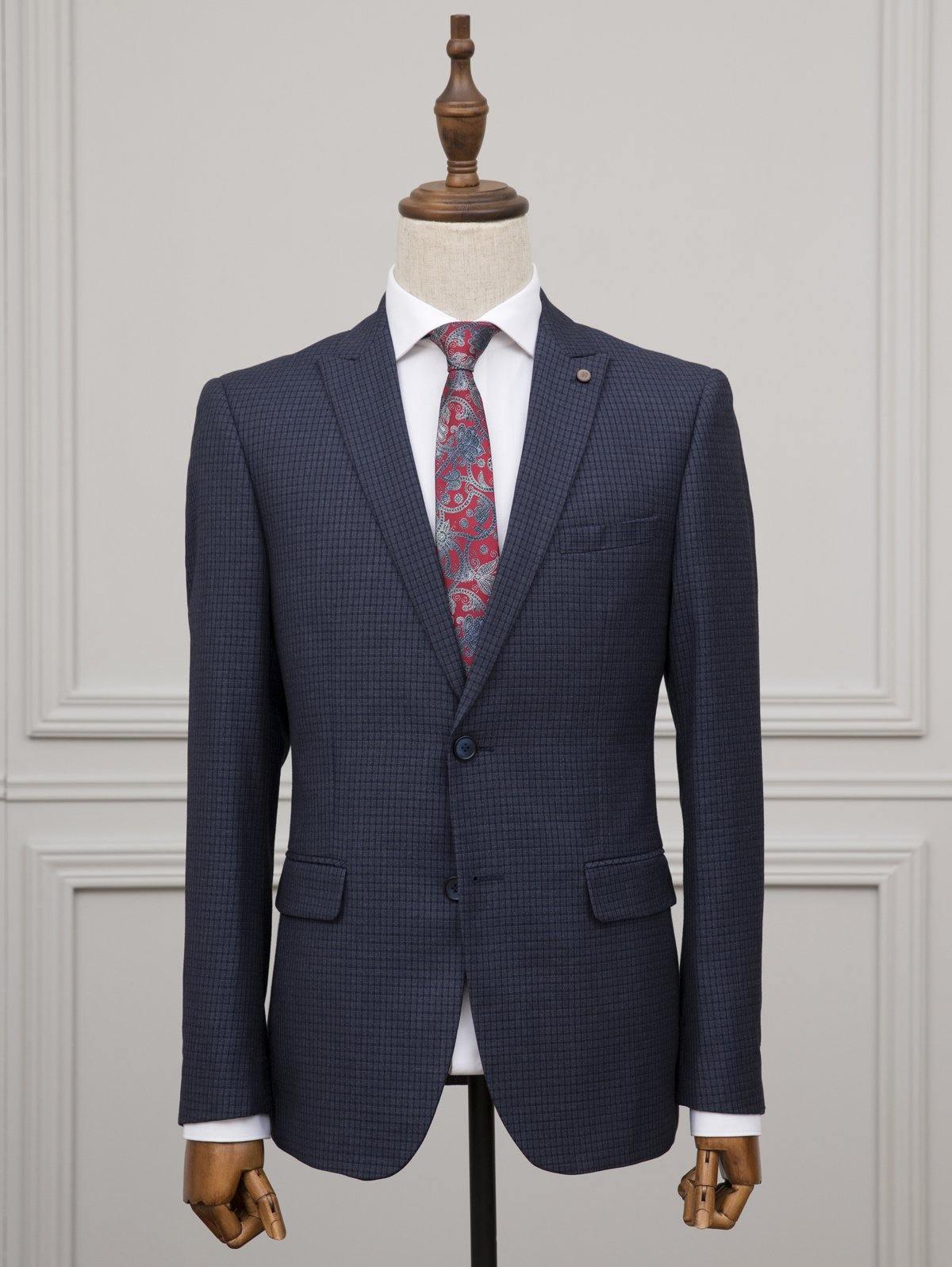 2 PIECE SUIT BLUE GREY at Charcoal Clothing