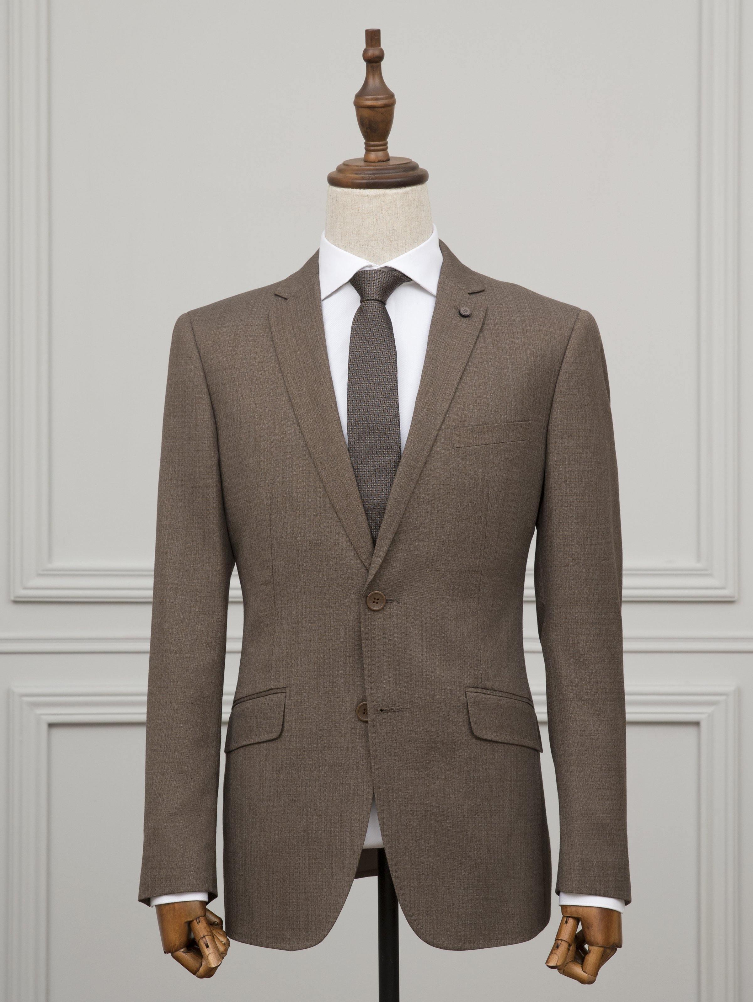 2 PIECE SUIT BROWN at Charcoal Clothing