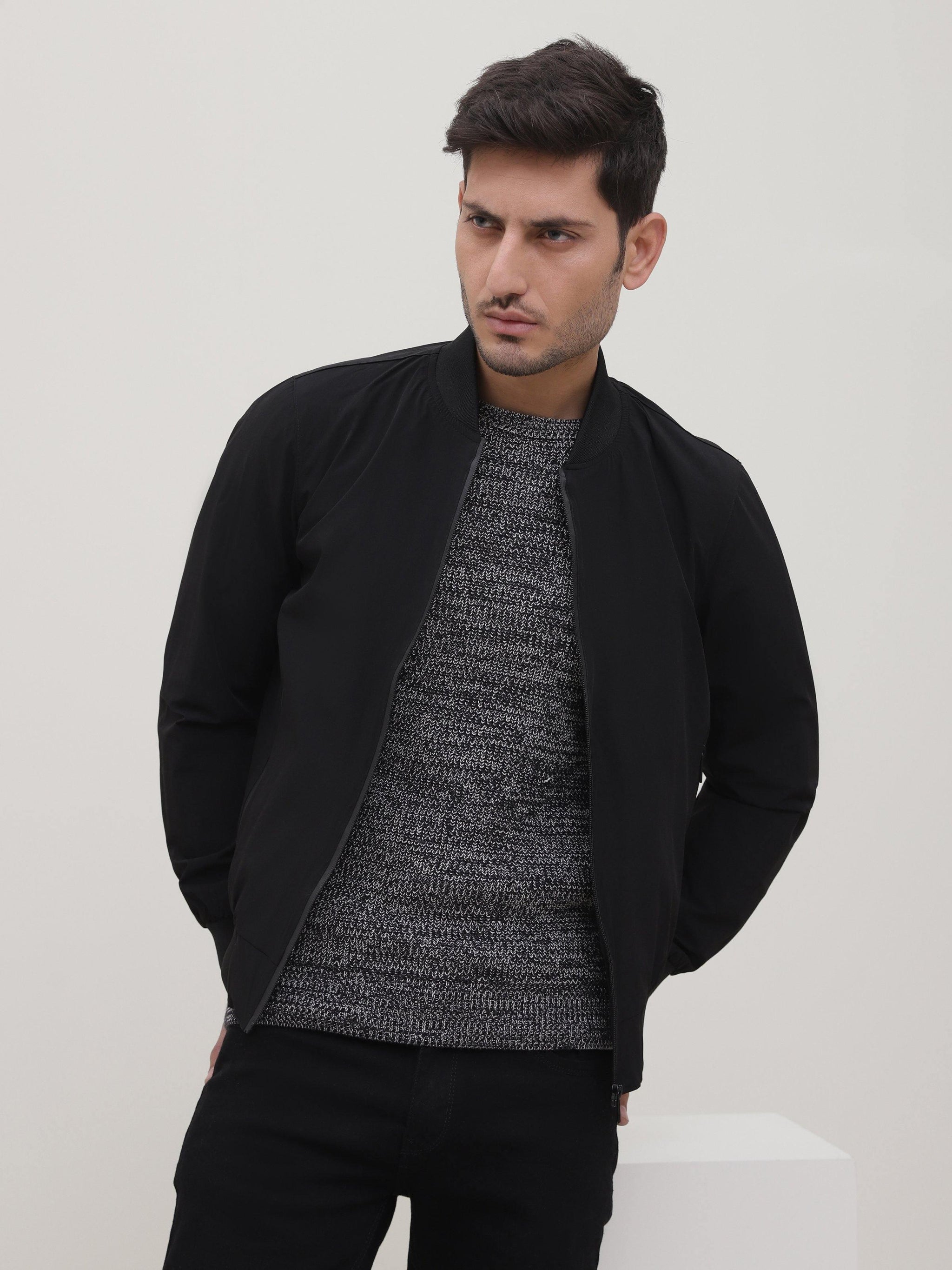 BOMBER JACKET BLACK