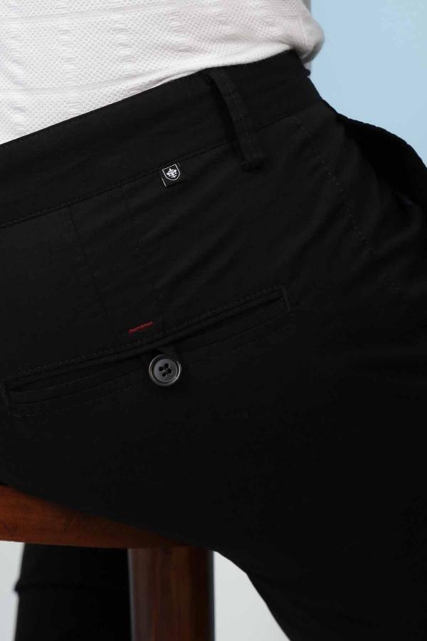 C PANT CROSS POCKET BLACK at Charcoal Clothing