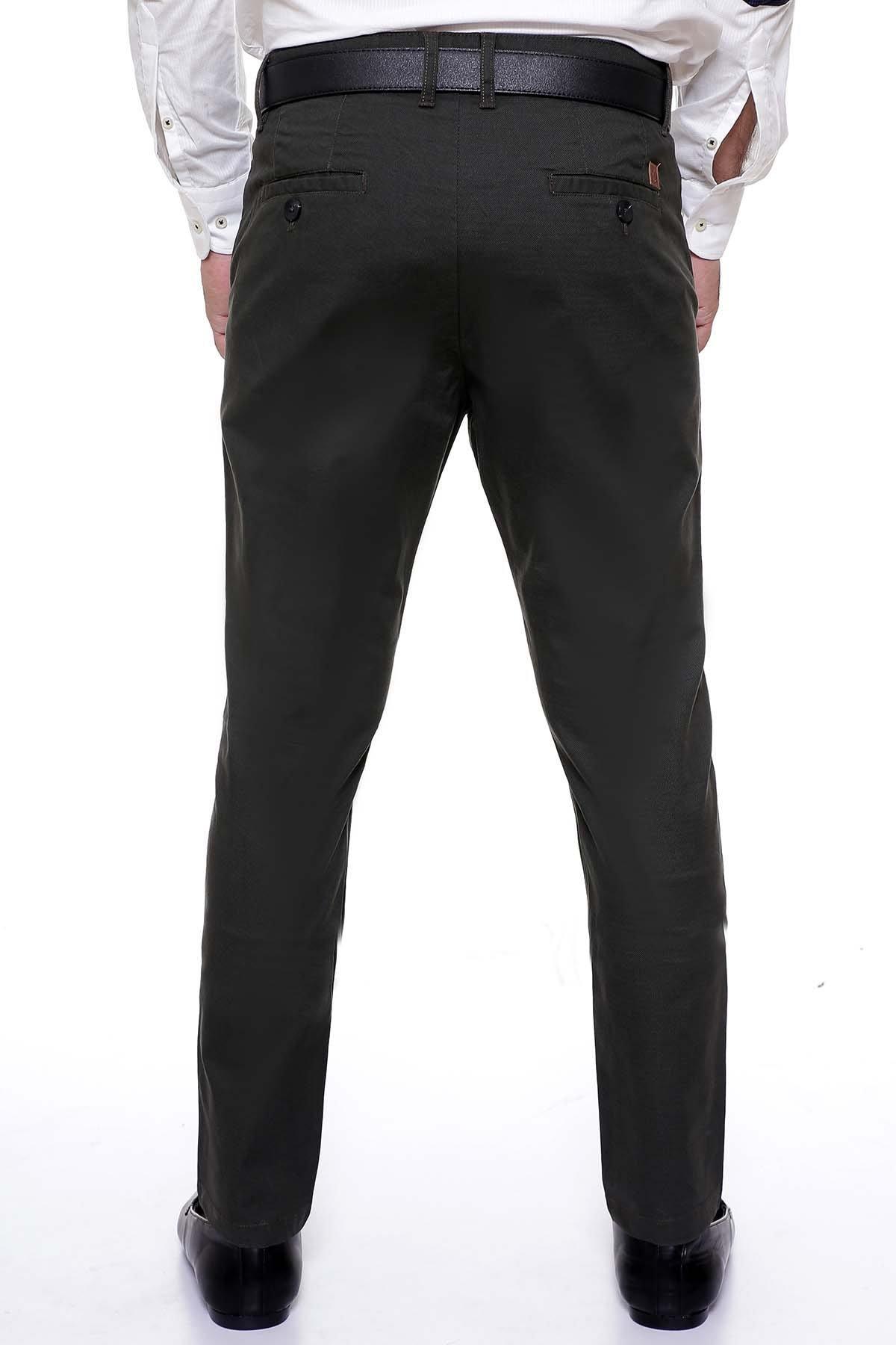 C PANT CROSS POCKET GREEN SLIM FIT at Charcoal Clothing