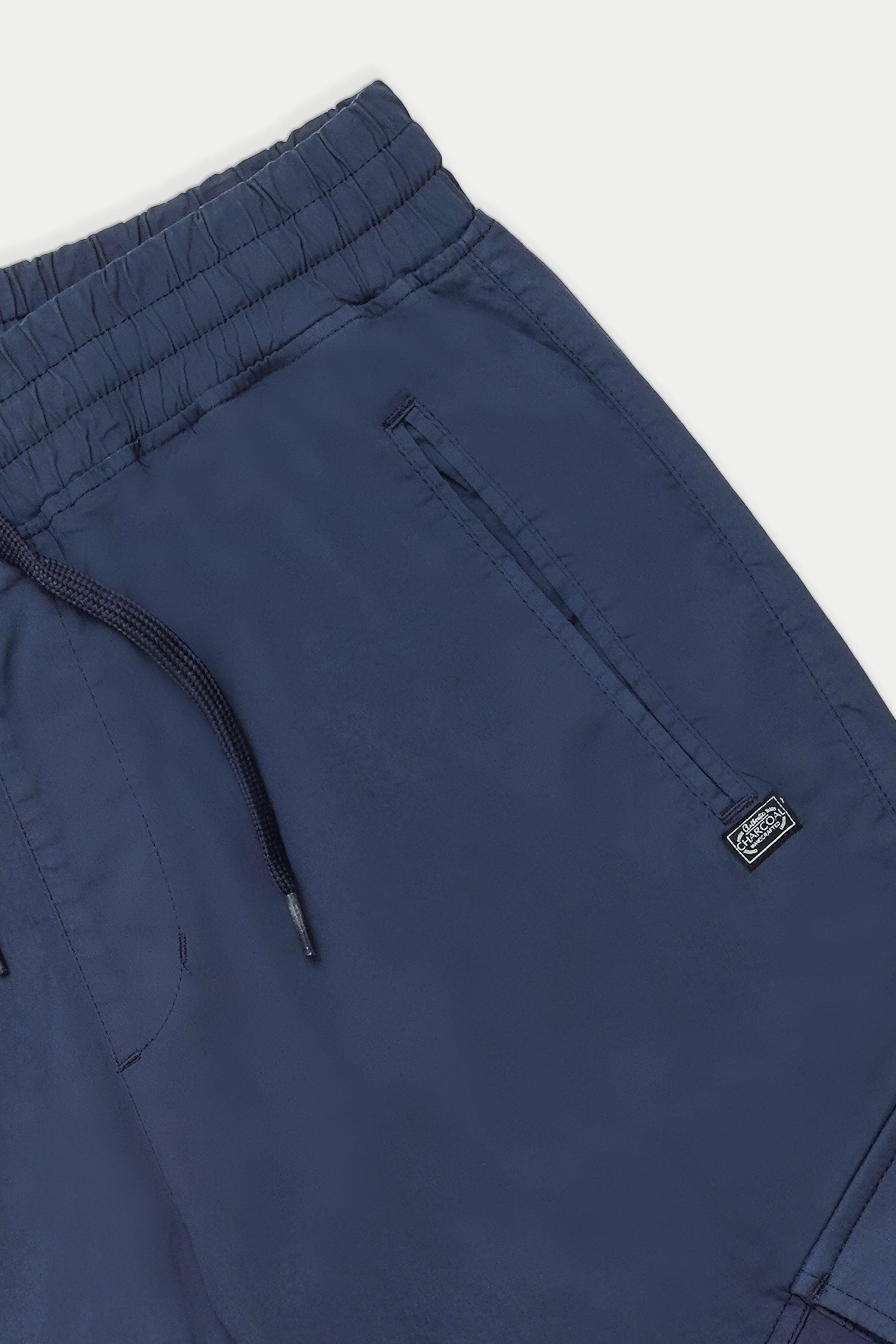 CARGO TROUSER DARK BLUE at Charcoal Clothing