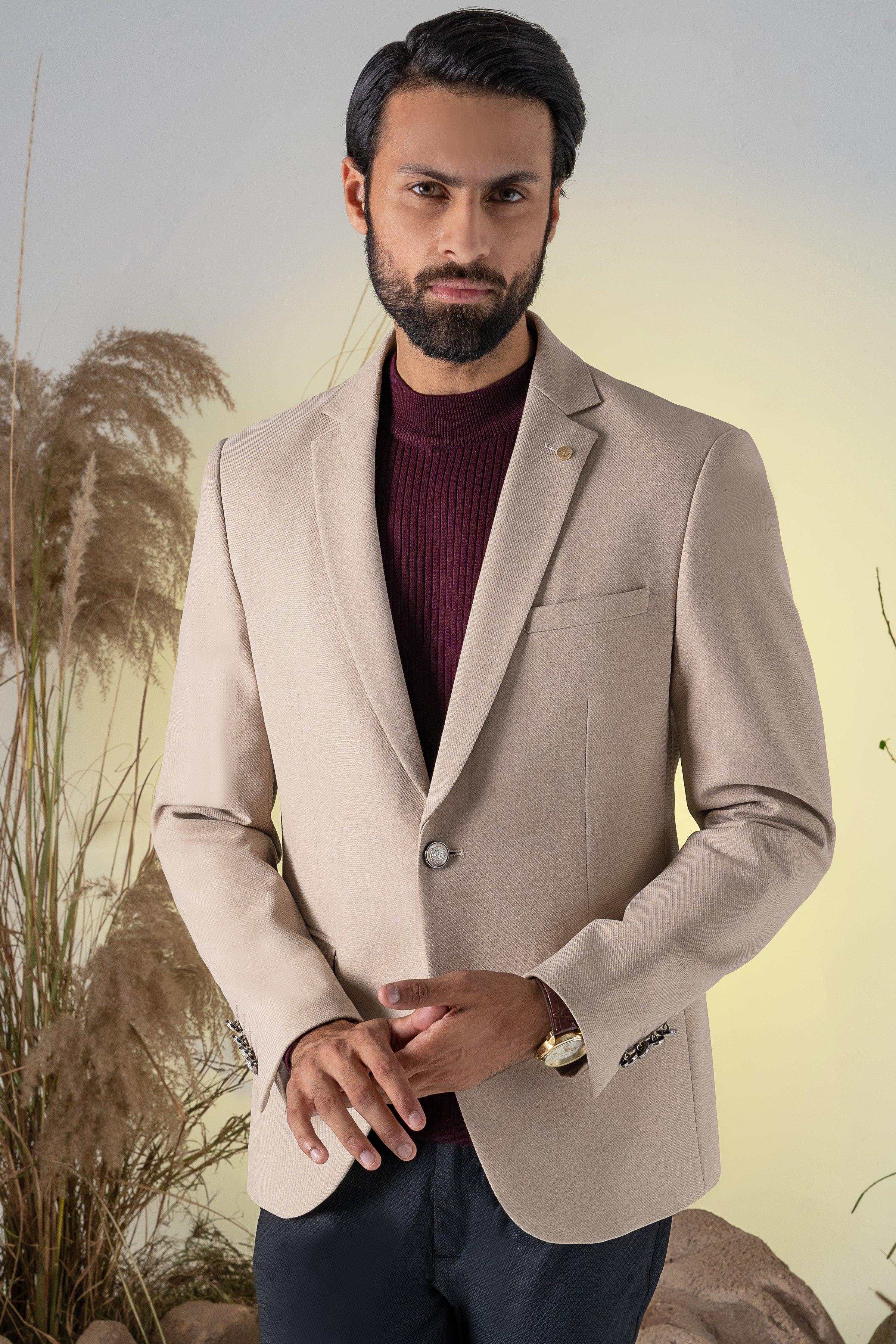 CASUAL COAT BEIGE at Charcoal Clothing
