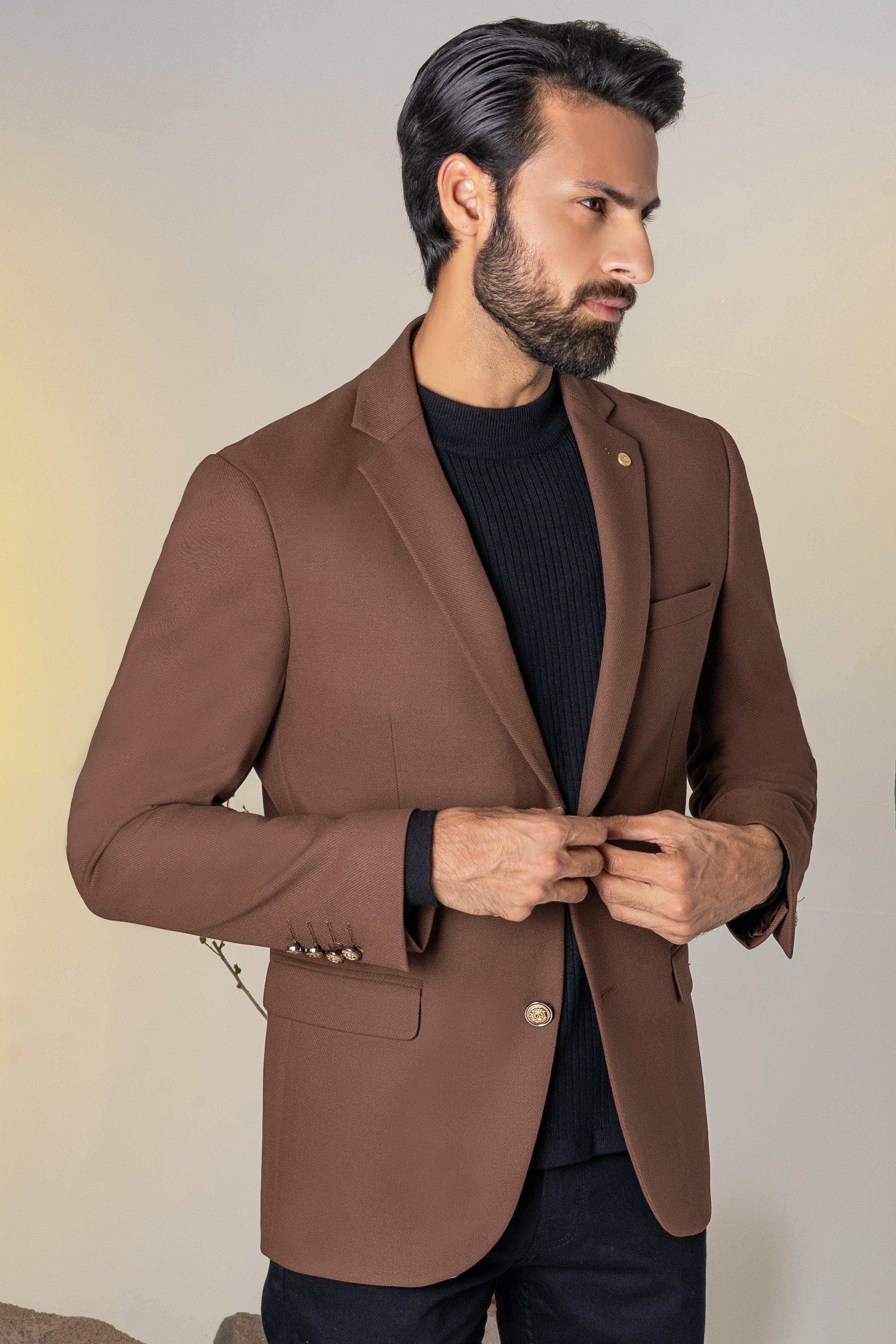 CASUAL COAT BROWN at Charcoal Clothing