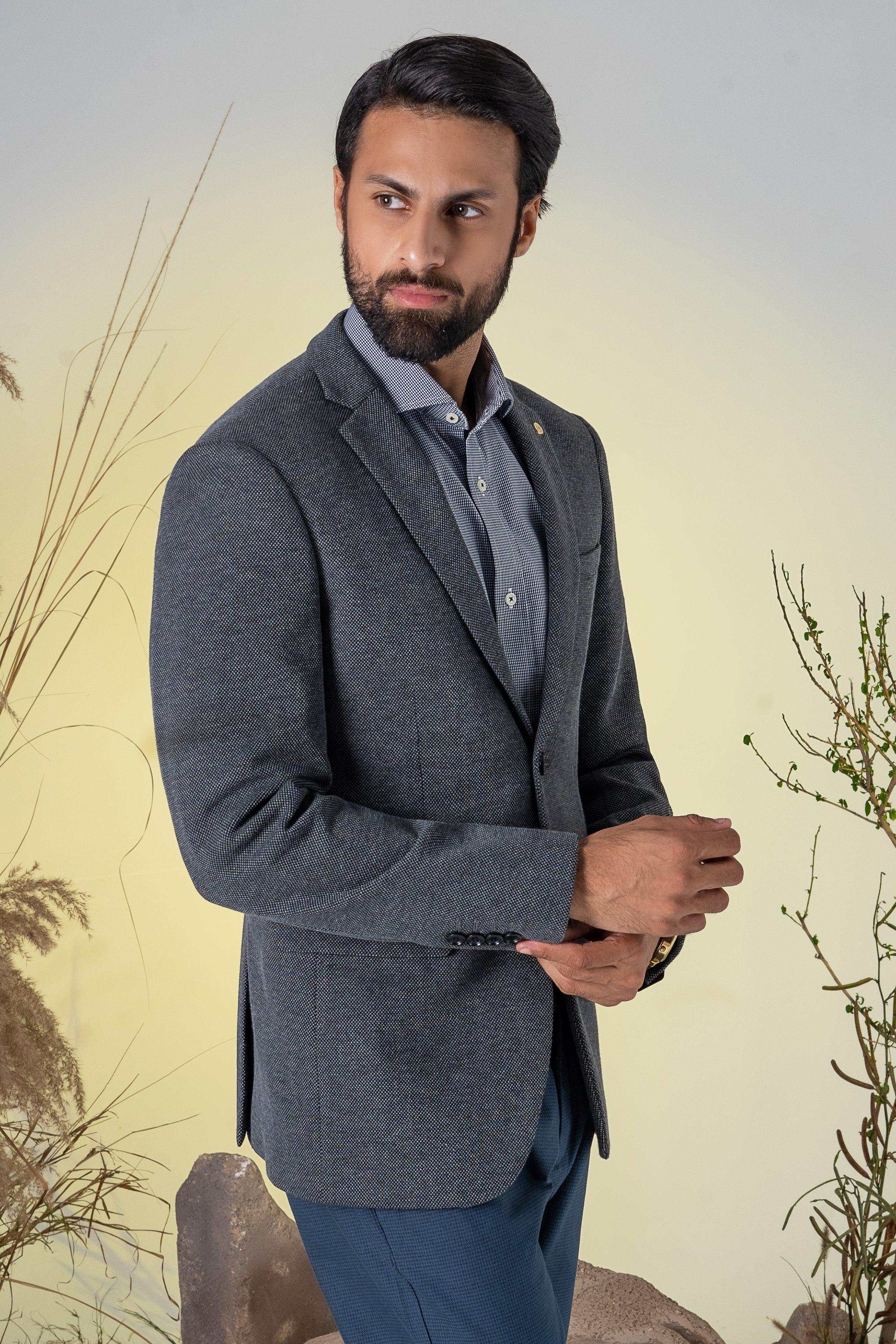 Grey casual clearance coat