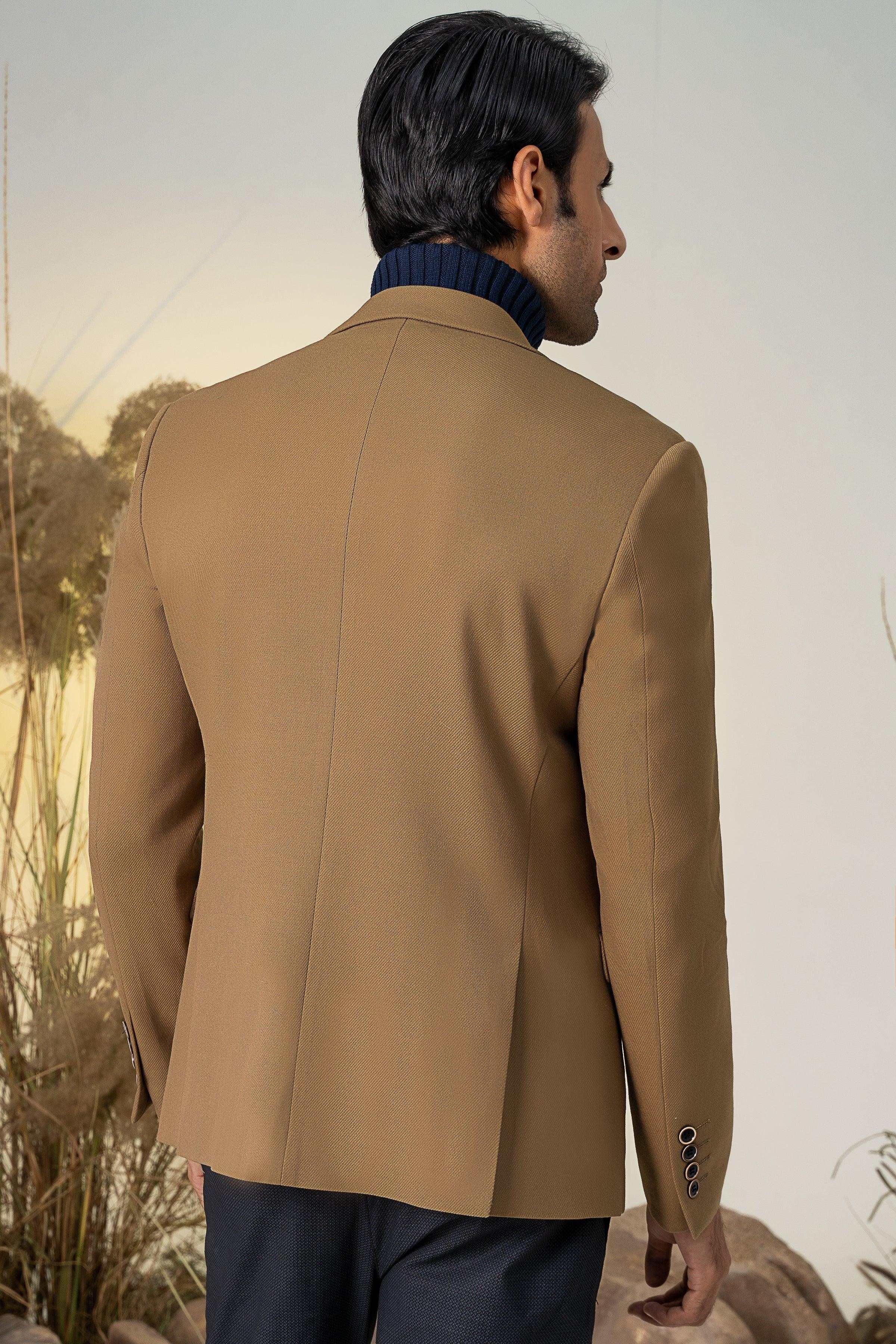 CASUAL COAT DARK KHAKI at Charcoal Clothing