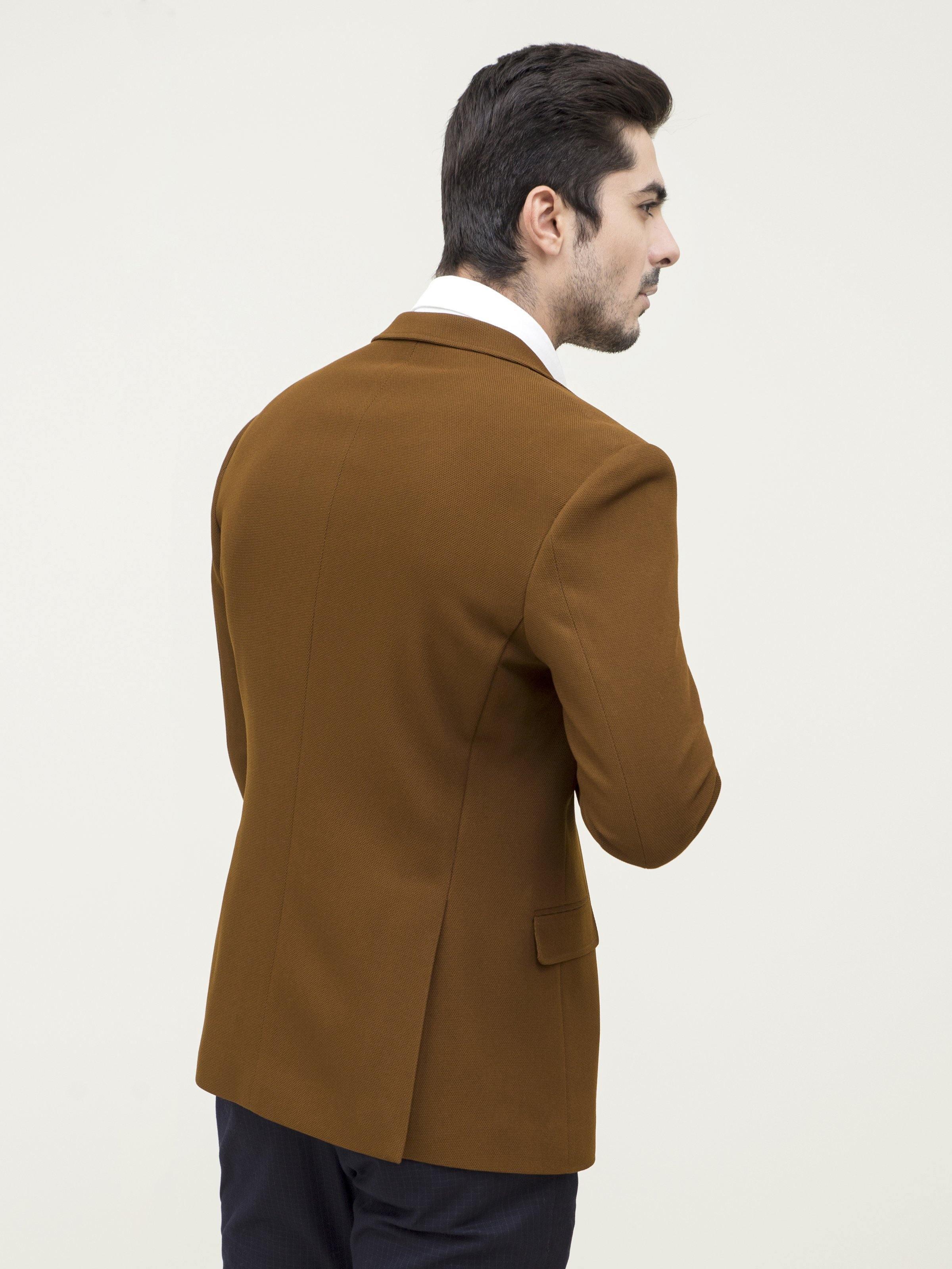CASUAL COAT SLIM FIT CAMEL at Charcoal Clothing